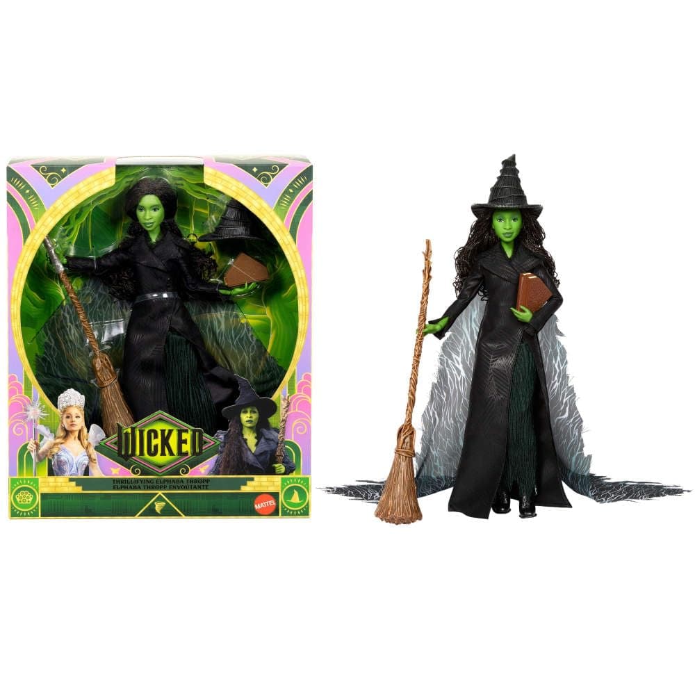 Mattel Universal Pictures’ Wicked: for Good Deluxe Elphaba Fashion Doll with Removable Outfit & 4 Accessories, Inspired by The Movie | Deluxe Fashion Doll, Removable Outfit, 4 Accessories, Inspired by the Movie