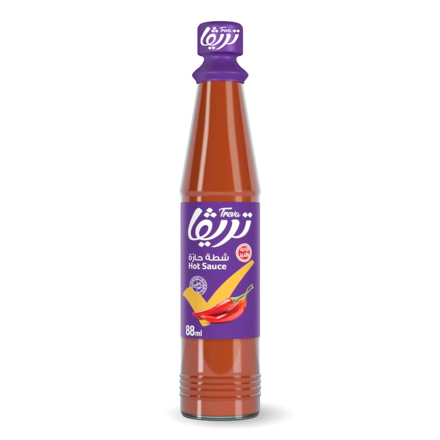 Treva Hot Sauce, 88ml, Free From Additives, Combines Quality And Value With Consistent Flavor And Lasting Quality
