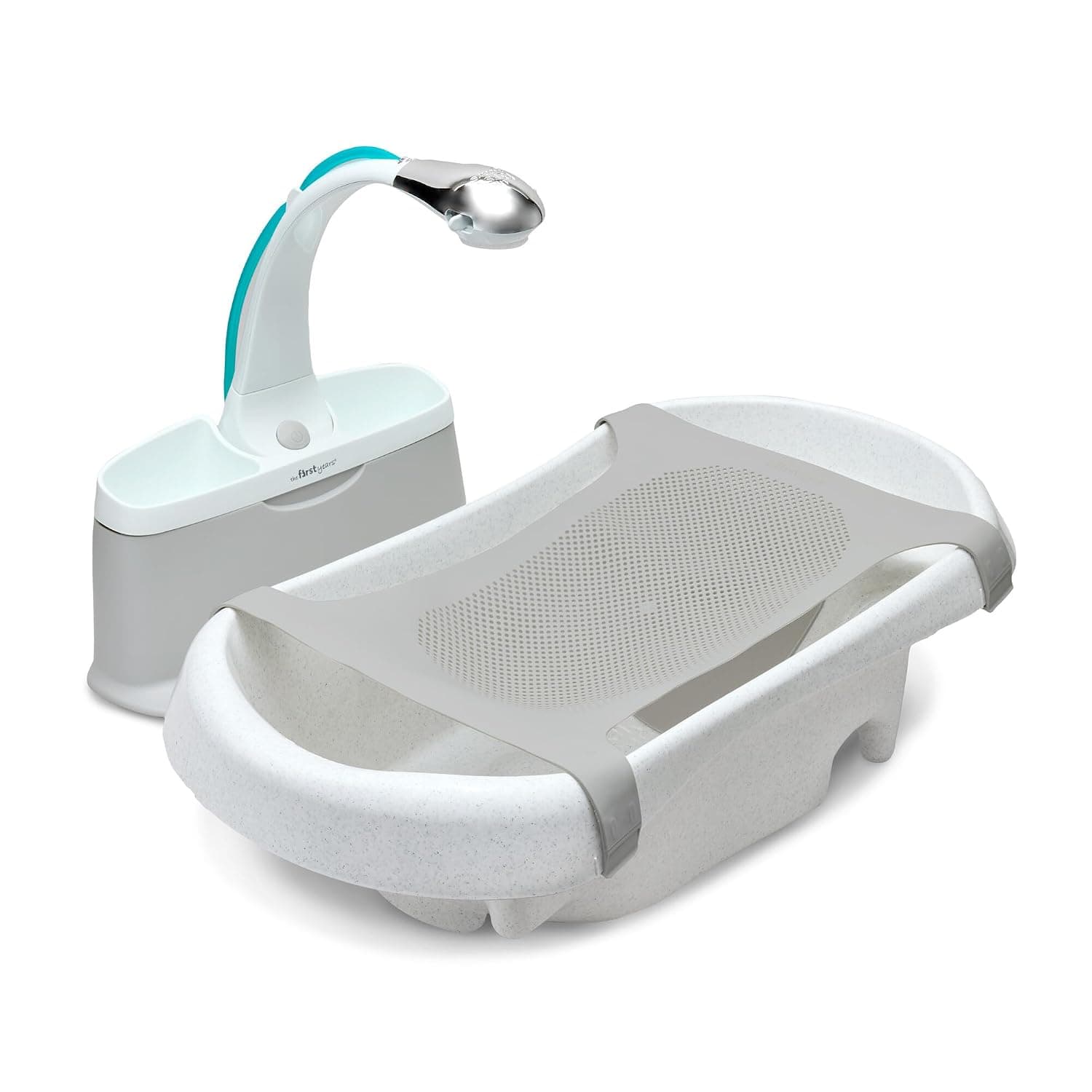 The First Years -Rain Shower Baby Spa Tub ( Shower handle adjusts as Mom needs)