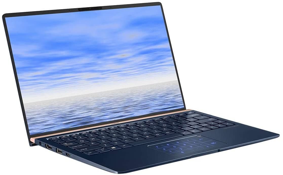 ASUS ZenBook UX333FA-DH51 Laptop (Windows 10, Intel Core i5-8265u 1.6GHz, 13.3" LCD Screen, Storage: 256 GB, RAM: 8 GB) Dark Royal Blue