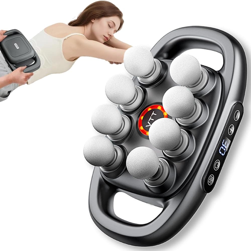 8 Heads Deep Tissue Massage Gun,Electric Massager Tool for Legs, Arms, Waist, Back, Buttocks Relaxation,Recover & Massage,Professional Massager for Women, Men, Mom, and Dad