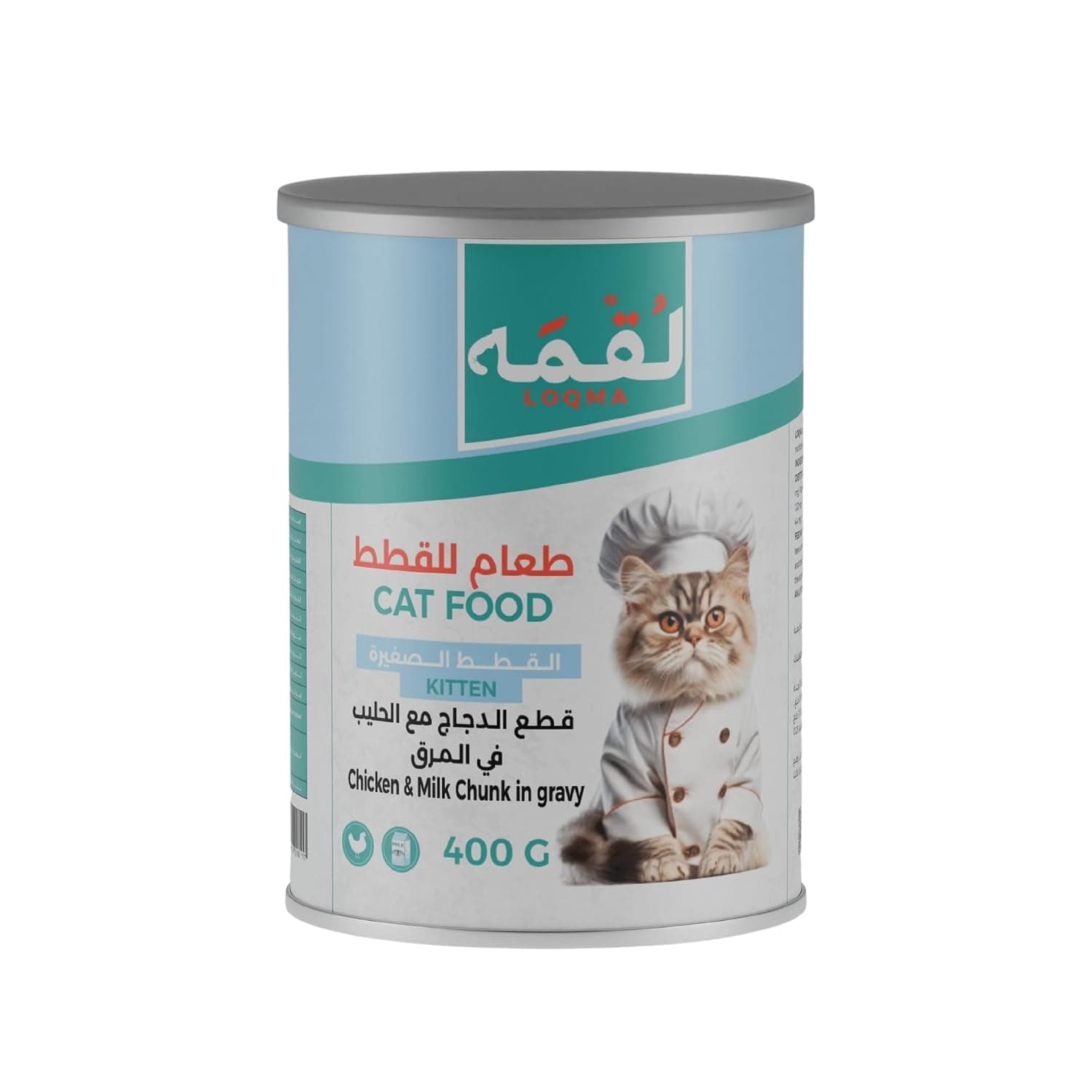 Loqma Chicken & Milk Chunk In Gravy For Kitten, 400 g
