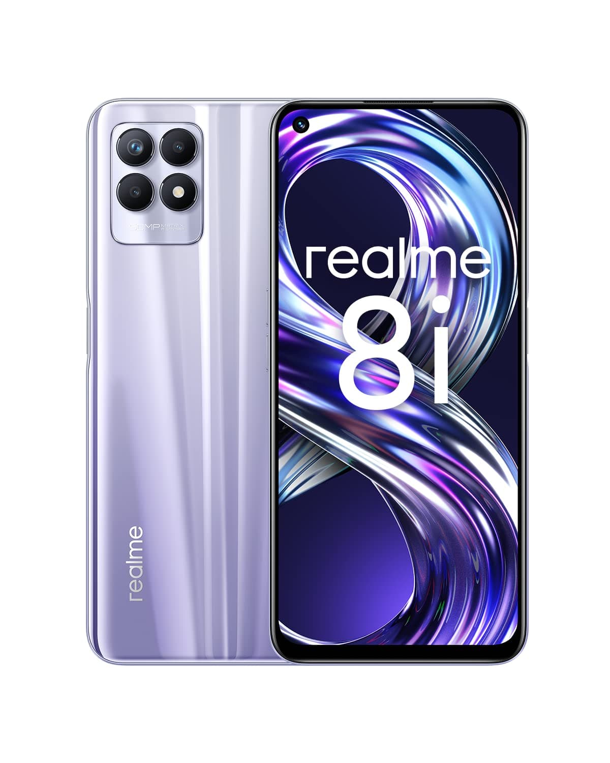 Realme 8i Dual-SIM 64GB ROM + 4GB RAM (GSM only | No CDMA) Factory Unlocked 4G/LTE SmartPhone (Space Purple) - International Version