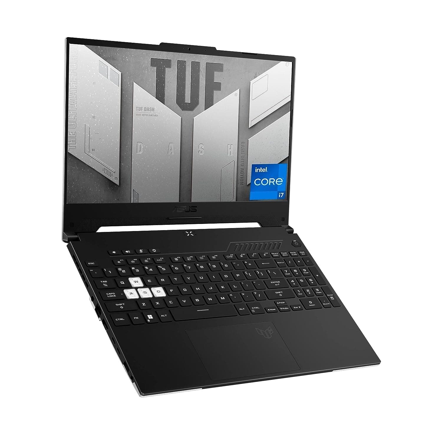 ASUS TUF Dash 15 (2022) Gaming Laptop, 15.6" 144Hz FHD Display, Intel Core i7-12650H, GeForce RTX 3060, 16GB DDR5, 512GB SSD, Thunderbolt 4, Thunderbolt 4, Windows 11 Home, Off Black, FX517ZM-AS73