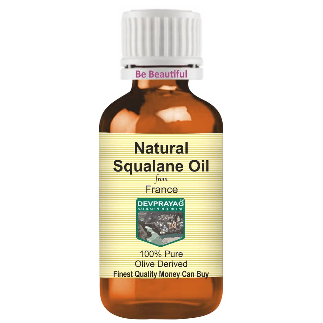 Natural Squalane Oil (derived from Olives) Natural Therapeutic Grade 100ml (3.38 oz)