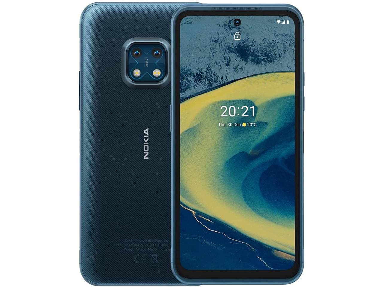 Nokia XR20 5G Dual-SIM 128GB ROM + 6GB RAM (GSM Only | No CDMA) Factory Unlocked 5G/LTE Smart Phone (Ultra Blue) - International Version