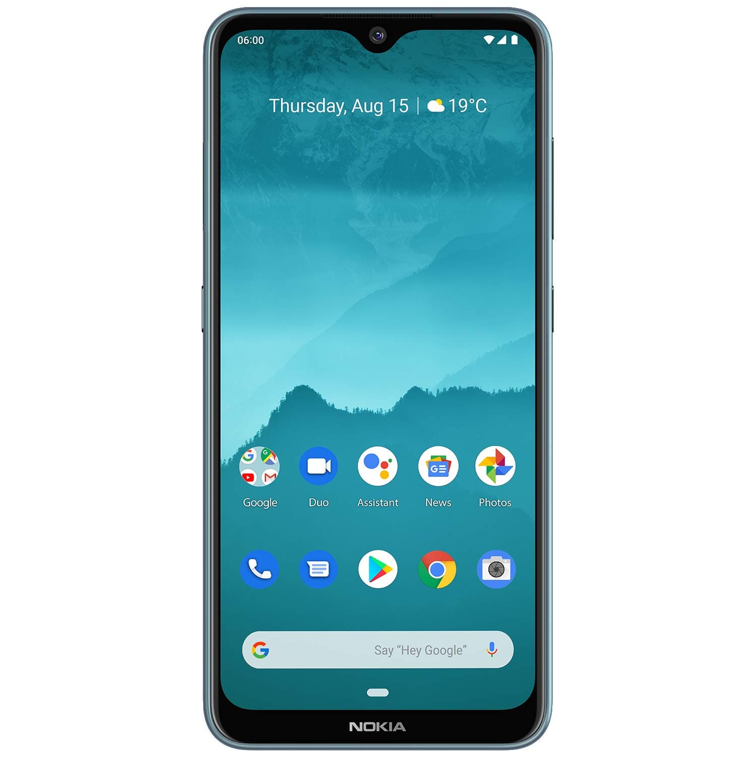 NOKIA 6.2 Android Smartphone, 4GB RAM, 64GB Memory, 6.3” FHD+ PureDisplay, Triple Camera - Ice