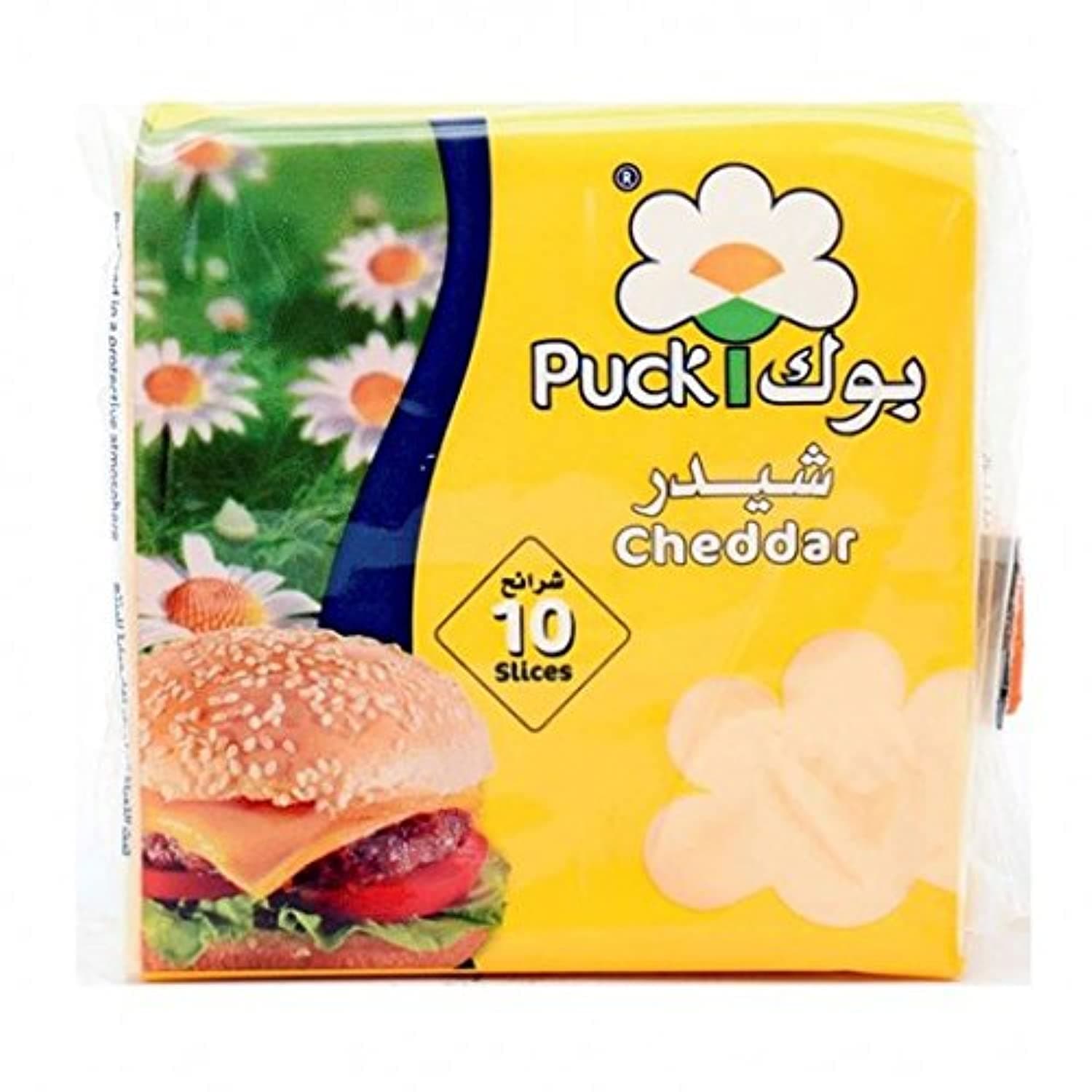 Puck Cheddar Cheese 10 Slices 200g