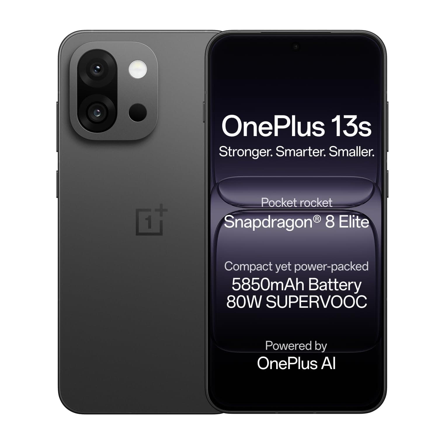 OnePlus 13s, Snapdragon® 8 Elite, 5G Dual Sim, Indian Version (Black Velvet, 12GB +256GB)