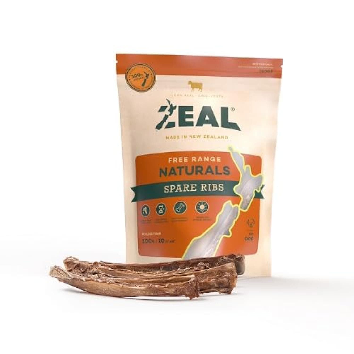 Zeal Dried Spare Ribs for Dog 200 g
