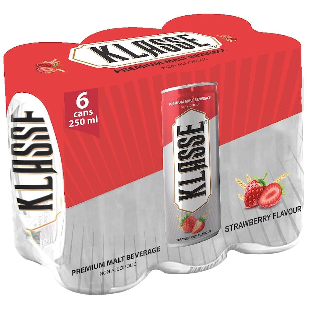 Klasse Strawberry Flavored Drink Can 250 ml