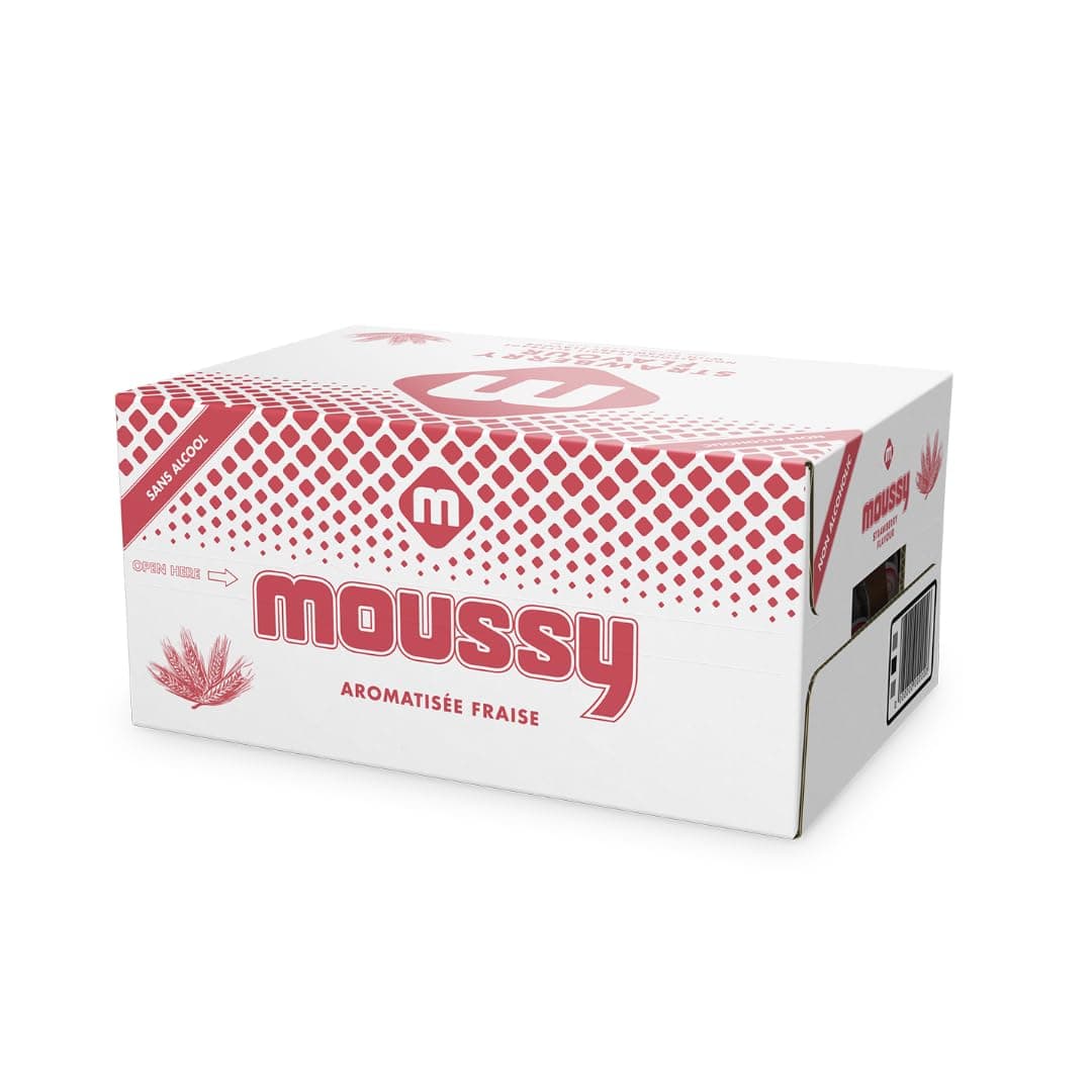 Moussy Malt Beverage Strawberry 24X330 ml