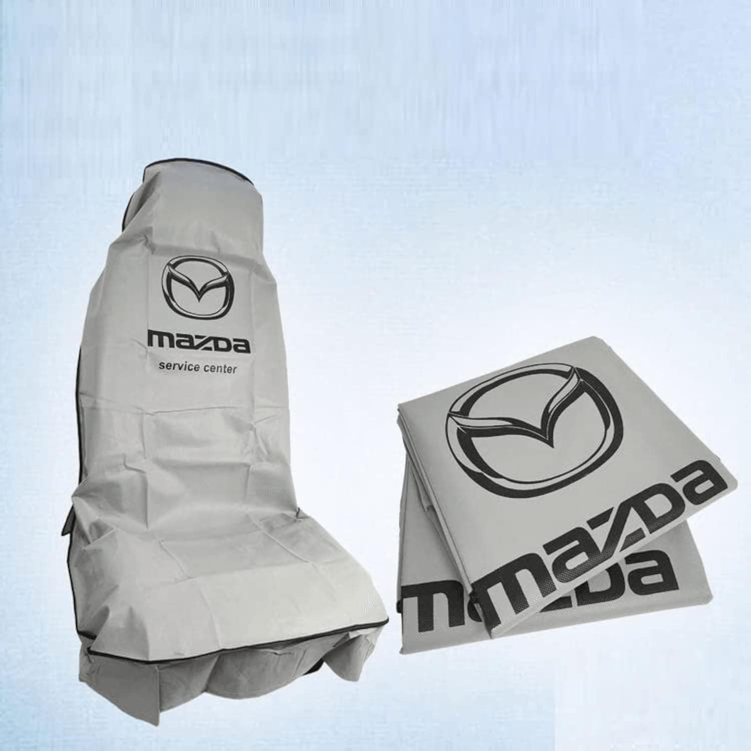 MAZDA Car Seat Cover, Universal Seat Dust Dirt Protection Cover, Extra Protection For Your Seat 2/Pcs Set, Car Care Product, Seat Protection Cover