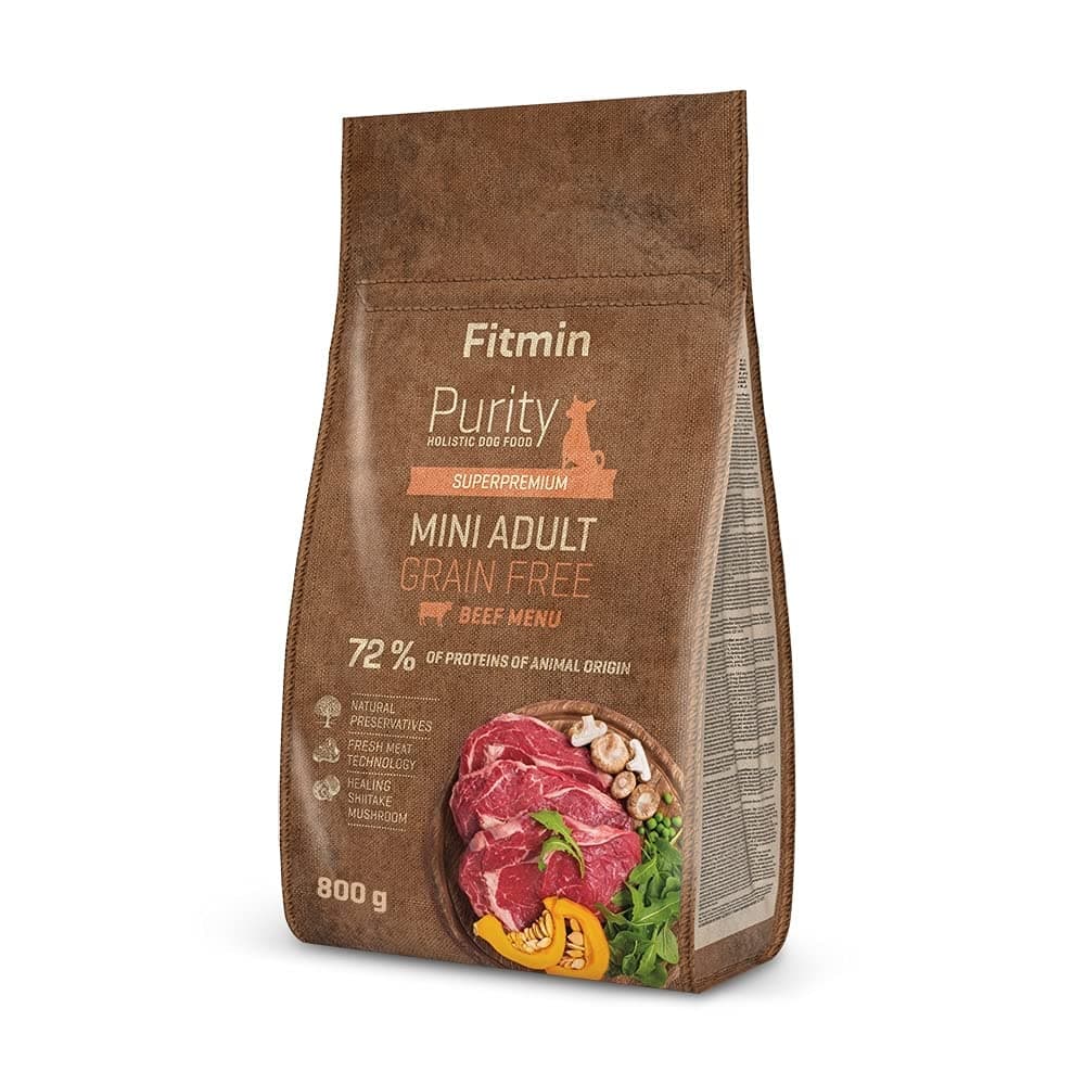 Fitmin Dog Purity Gf Adult Mini Beef - Dry Dog Food - 800 gm