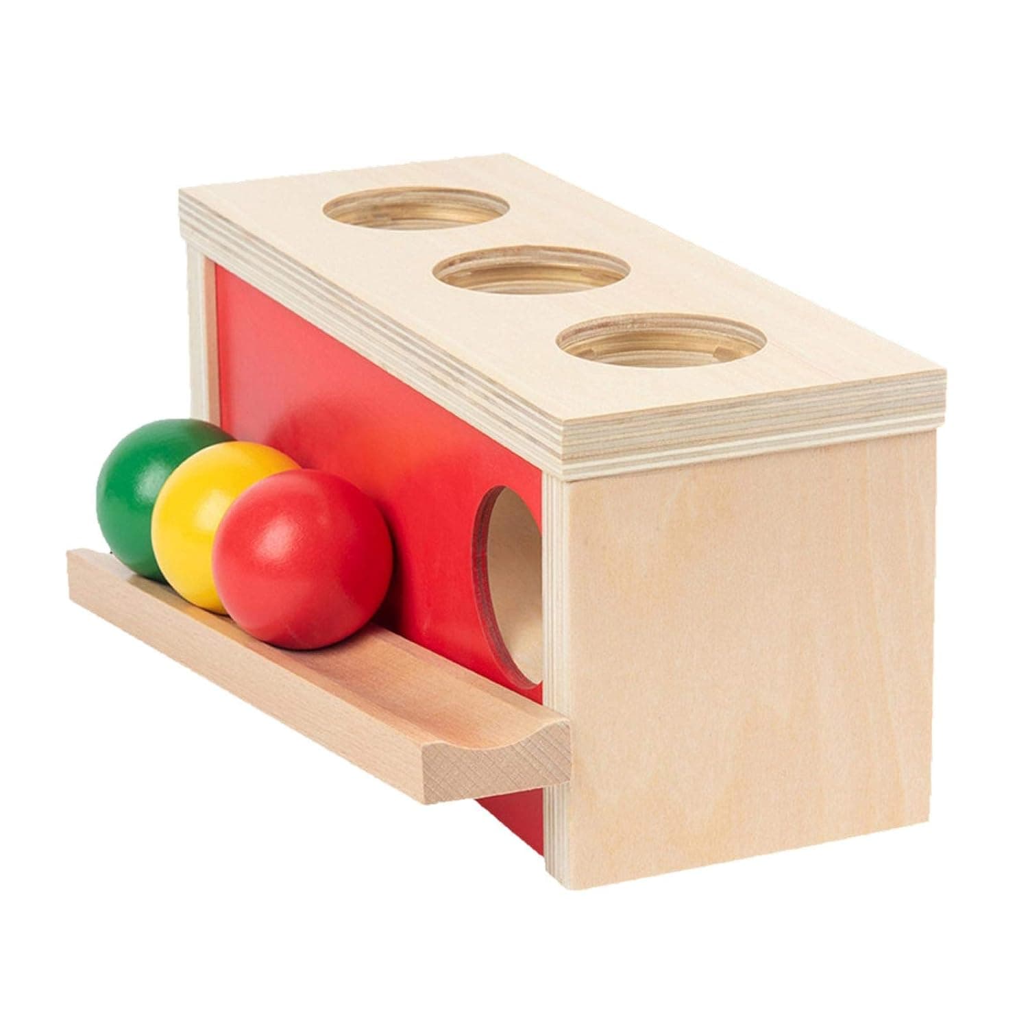 Montessori Box Exercise hand-eye coordition Infant Development Ball Drop Toys for Babies Wooden Education Learning Activity Toy