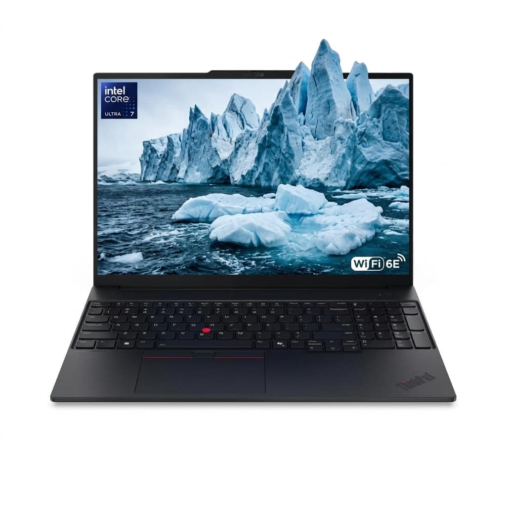 Lenovo ThinkPad E16 Gen 3 16" WUXGA 1920x1200 IPS Laptop 16-Core Intel Ultra 7 255H 8GB DDR5 512GB SSD Intel Arc 140T Graphics Shared Thunderbolt 4 Wi-Fi 6E 720p HD Camera Win11 Home w/ONT 32GB USB