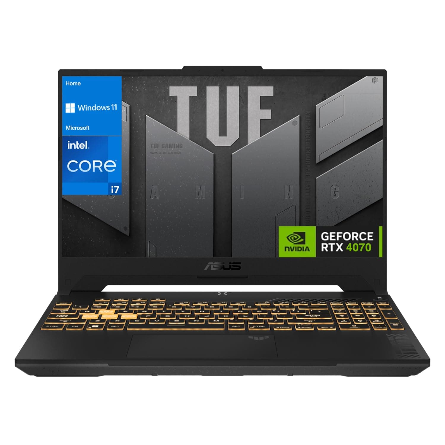 ASUS TUF Gaming F15 Gaming Laptop NVIDIA Geforce RTX 4070 Intel Core i7 13620H 16GB DDR5 1TB SSD 15.6" Windows 11 Home English Keyboard