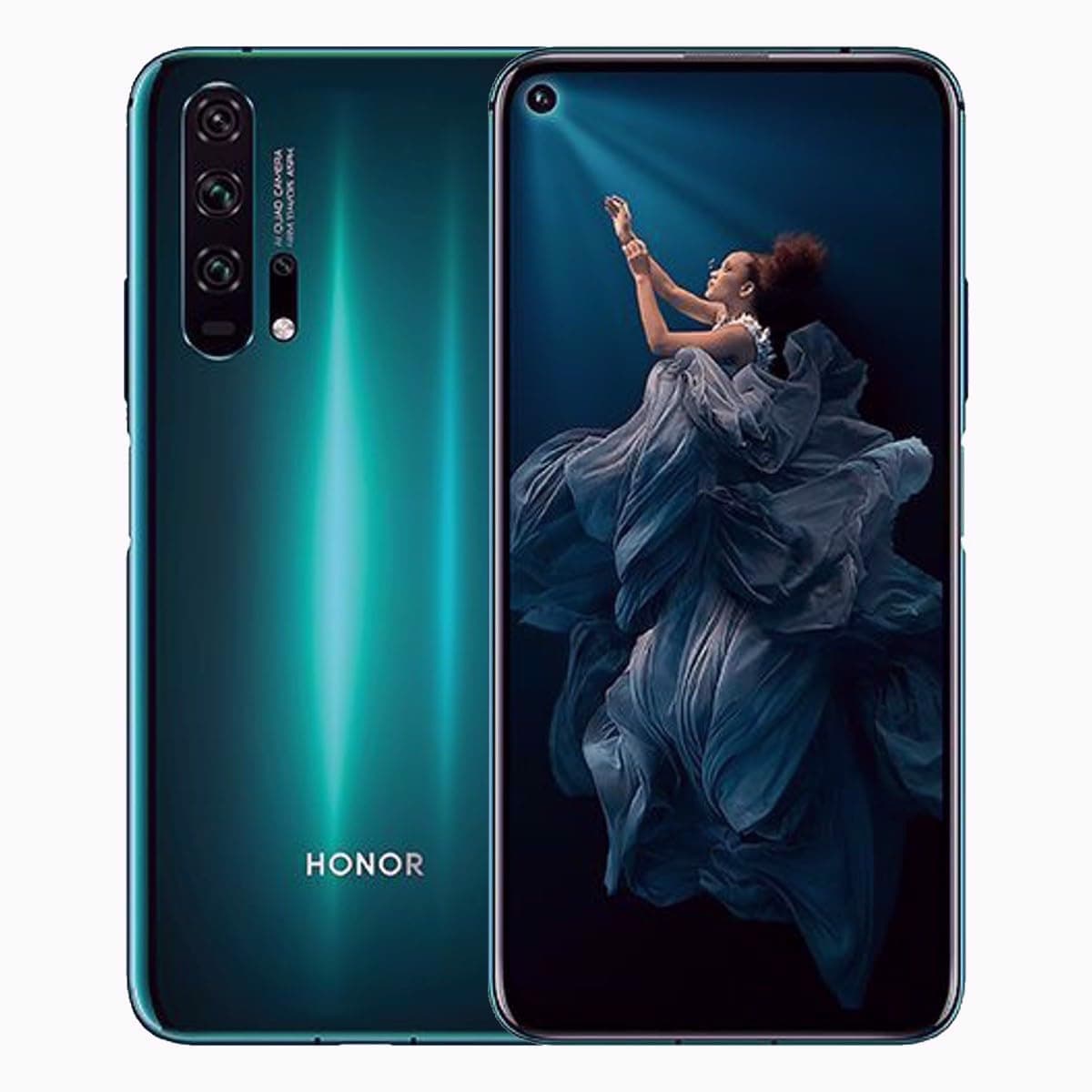 Honor 20 Pro DUAL-SIM 256GB ROM + 8GB RAM (GSM only | No CDMA) Factory Unlocked 4G/LTE SmartPhone (Phantom Blue) - International Version
