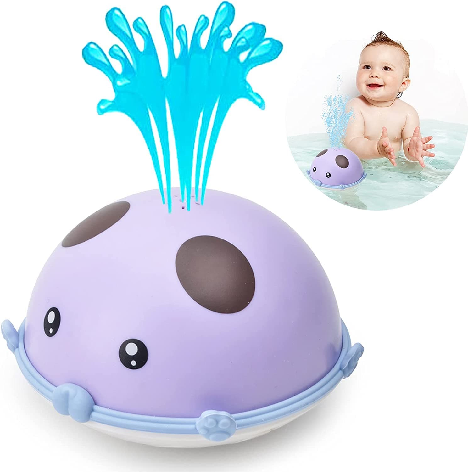 Colorful LED Light Music Bath Toy, Induction Spray Water Sprinkler for Toddlers and Infants, Fun Bathtub Toy for Kids, Engaging Bath Time Experience for Babies