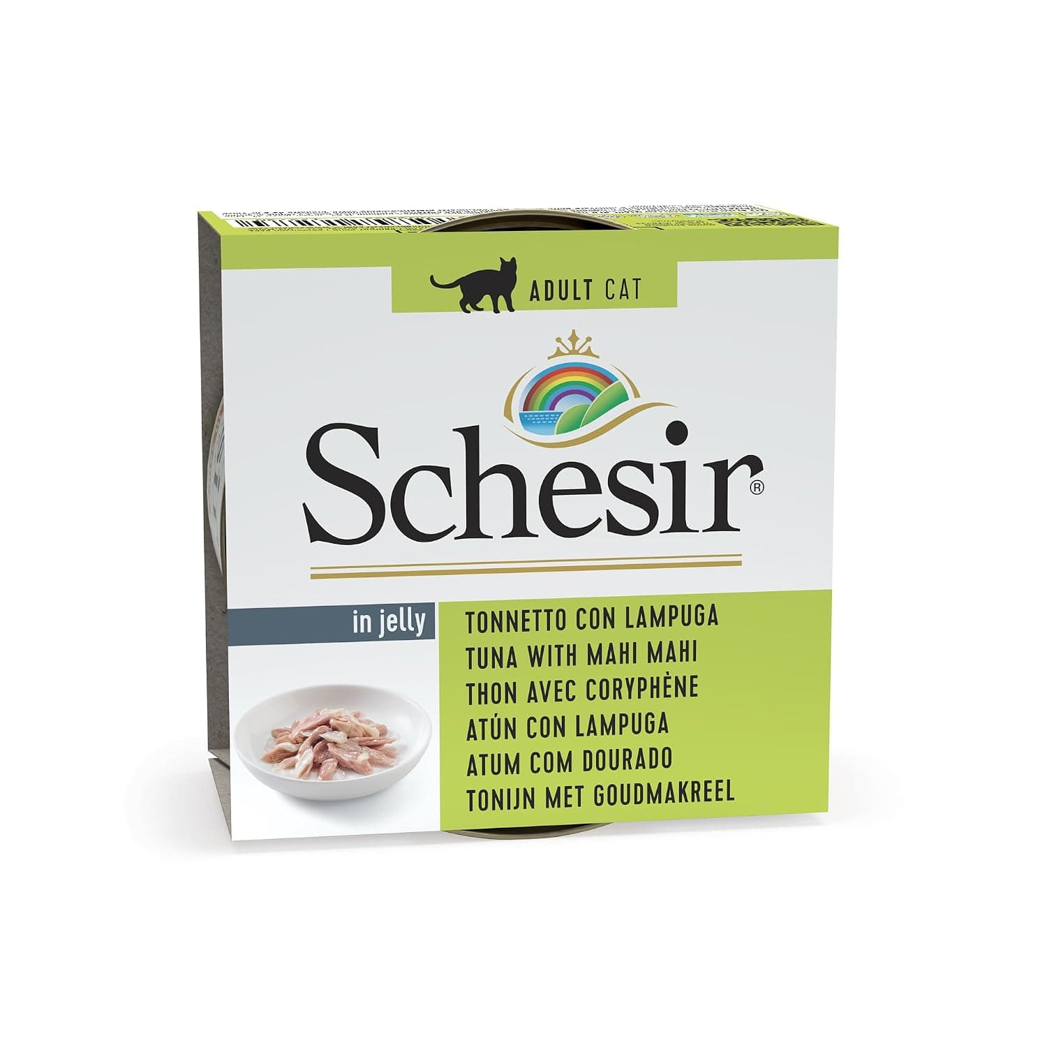 Schesir Cat Can Tuna With Mahi,Wet Food In Jelly For Cats 85G