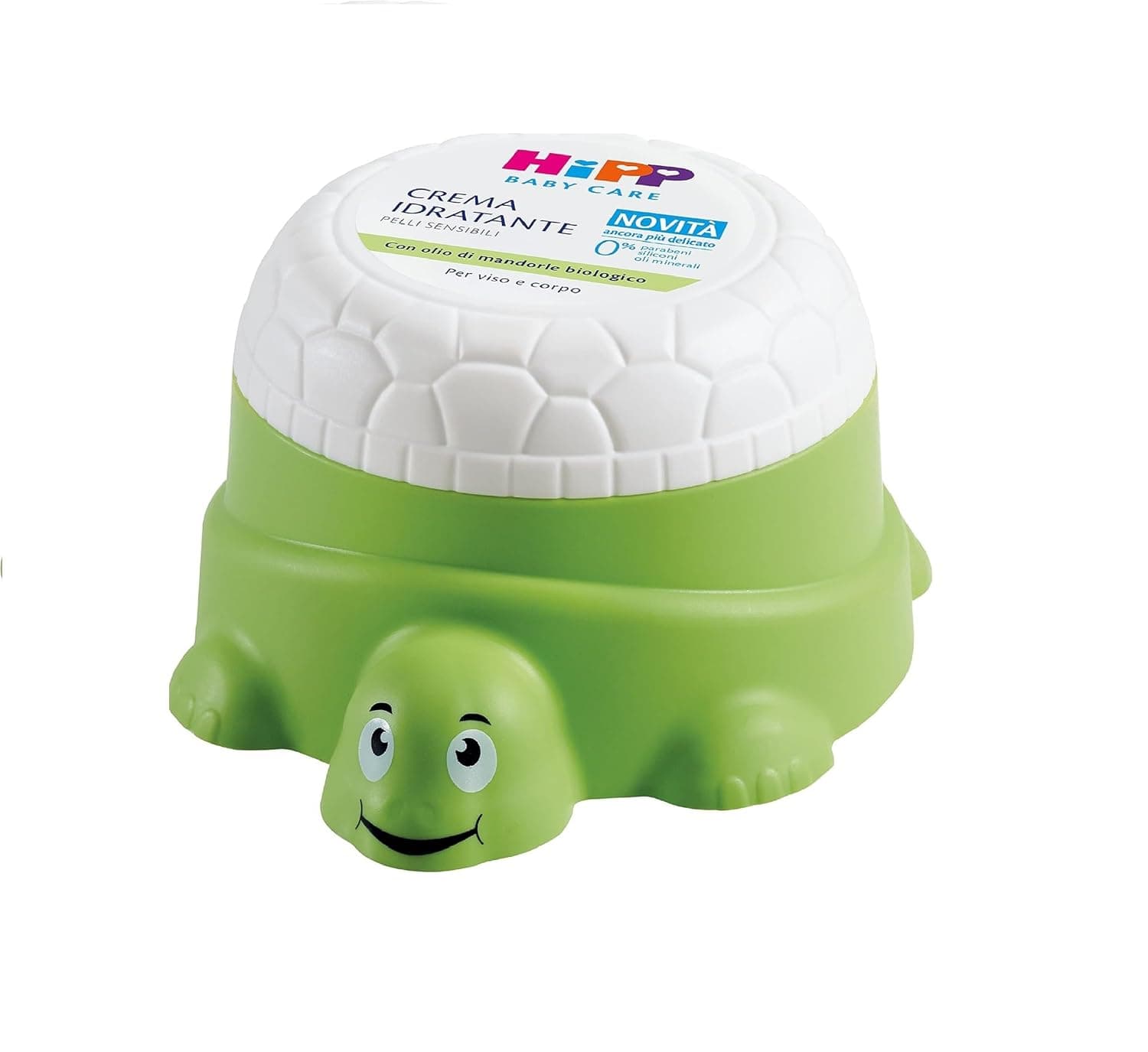 HiPP - Baby Care Cute Turtle Face & Body Moisturizer for Sensitive Skin with Organic Almond Oil 100ml