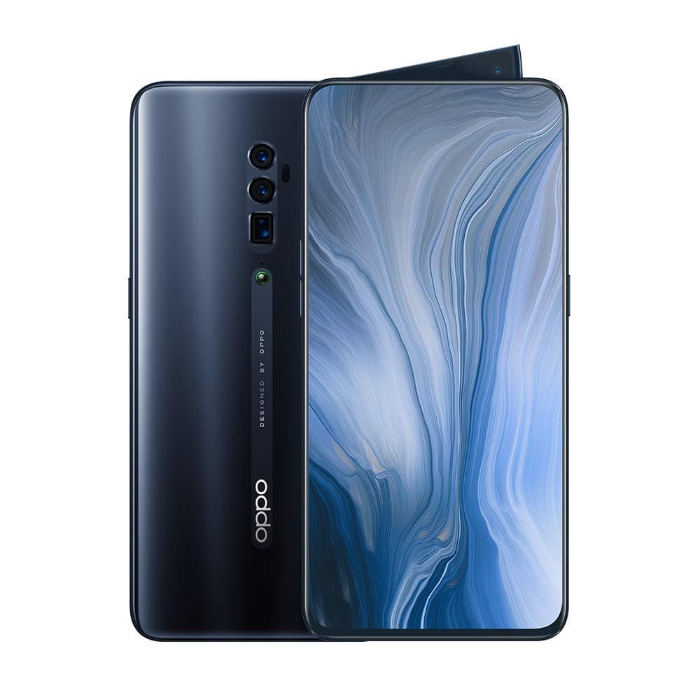 OPPO Reno 10X Zoom Dual Sim Smartphone (4G Lte,6.6in,8Gb Ram/256Gb Storage, Jet Black)