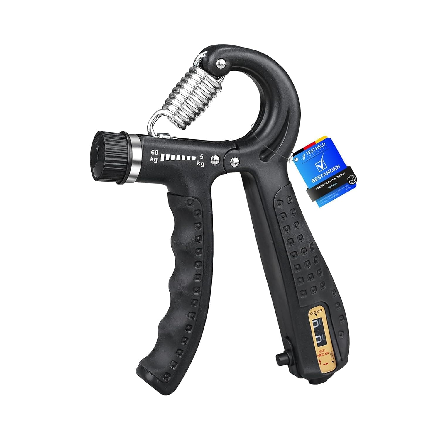 GRIFEMA GA5003 Hand Grips Strengthener, Forearm Strengthener, Hand Gripper with Counter, Adjustable Resistance 5-60kg, for Muscle Building and Injury Recovery