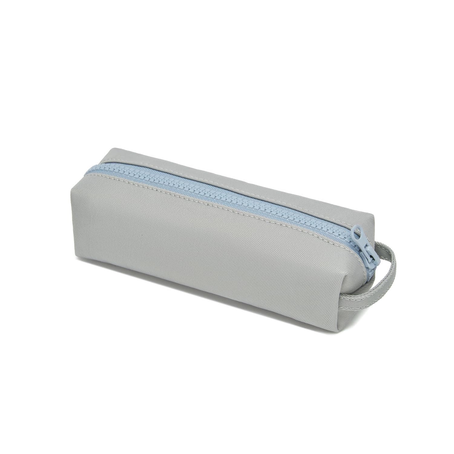 Pencil Case Soft School Pencil Pouch Bag for Easy Carry Stylish and Durable (Light Gray)