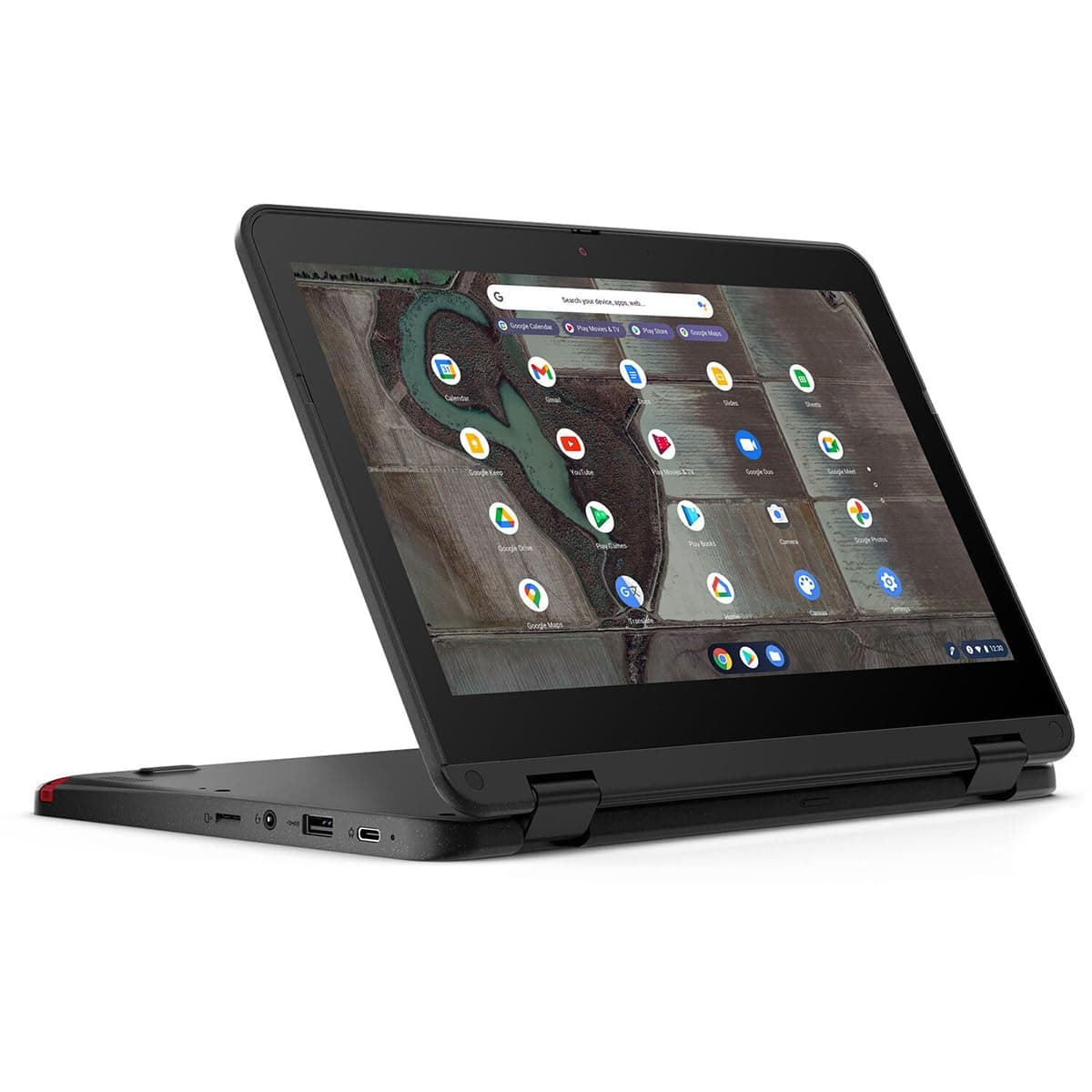 Lenovo 500e Chromebook Gen 3 82JB003XUS 11.6" Touchscreen Convertible 2 in 1 Chromebook - HD - 1366 x 768 - Intel Celeron N4500 Dual-core (2 Core) 1.10 GHz - 4 GB Total RAM - 4 GB On-Board Memory -