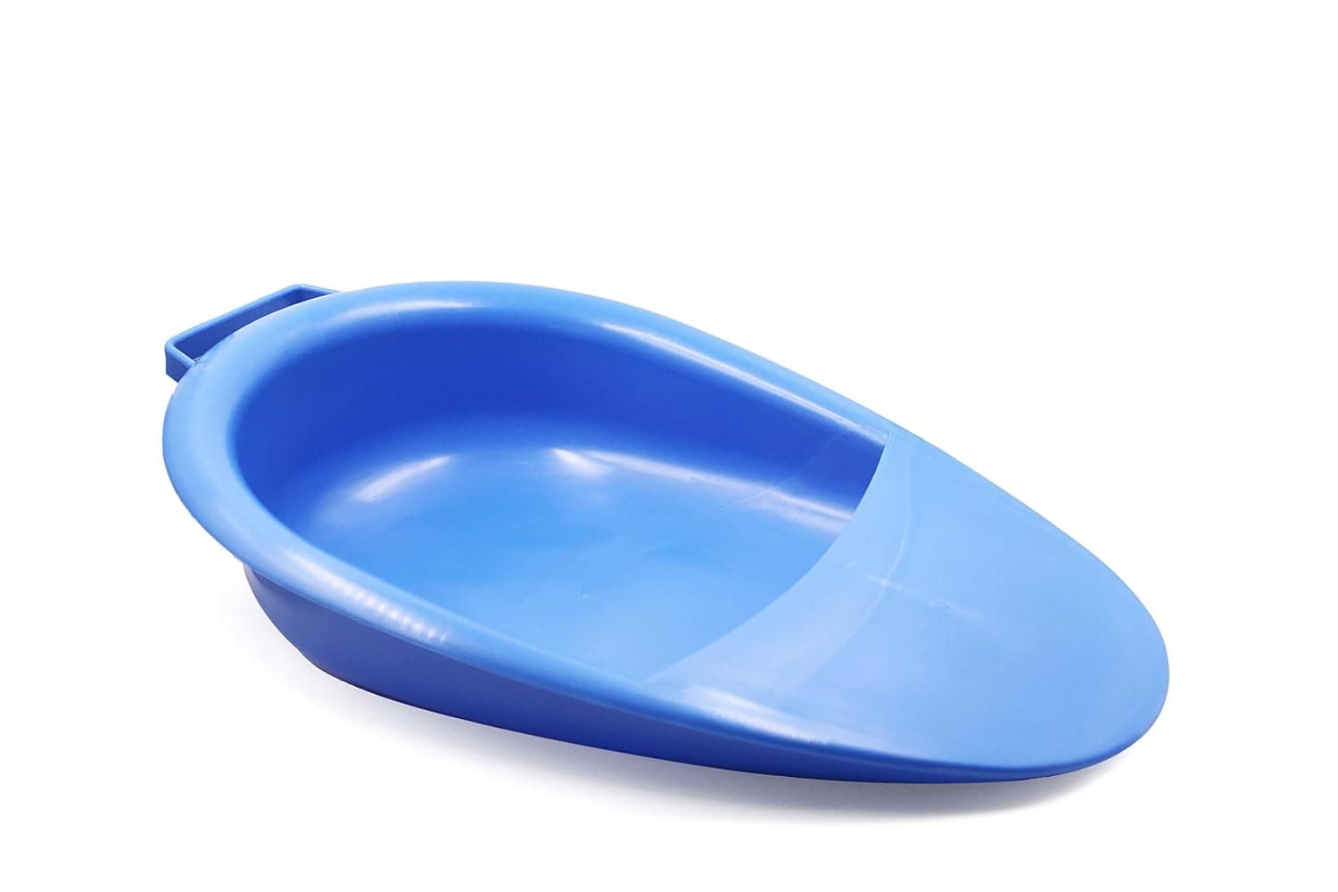 Pepe - Bedpans for Men, Ladies Urinal Bed Pan, Commode Bed Pan for Elderly, Bed Urinal Unisex, Fracture Bedpan, Female Bed Pan with Handle, Portable Bedpan, Male Bedpan Blue