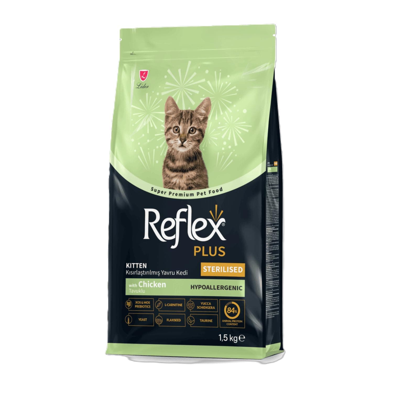 Reflex Plus Sterilized Cat Food with Salmon 1.5 Kg