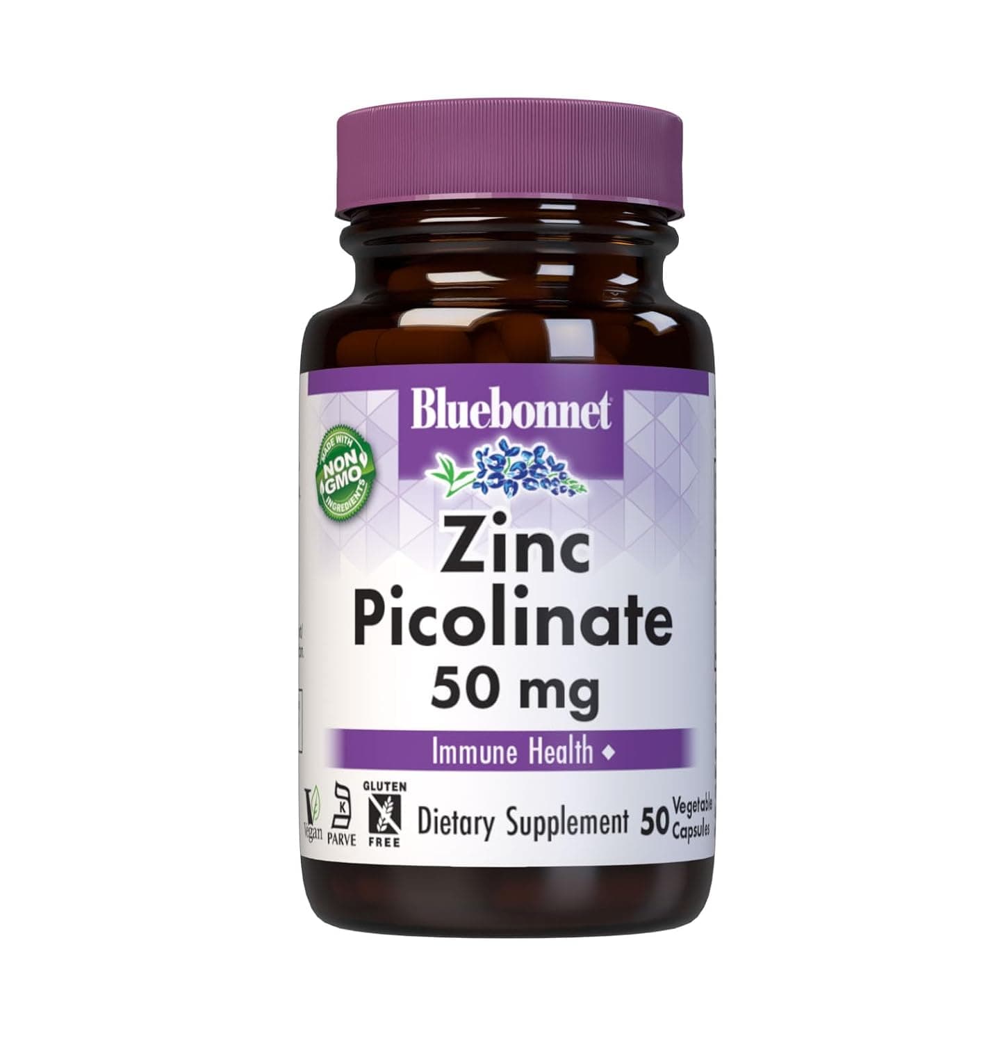 Blue Bonnet 50 Mg Zinc Picolinate Dietary Supplement Capsules
