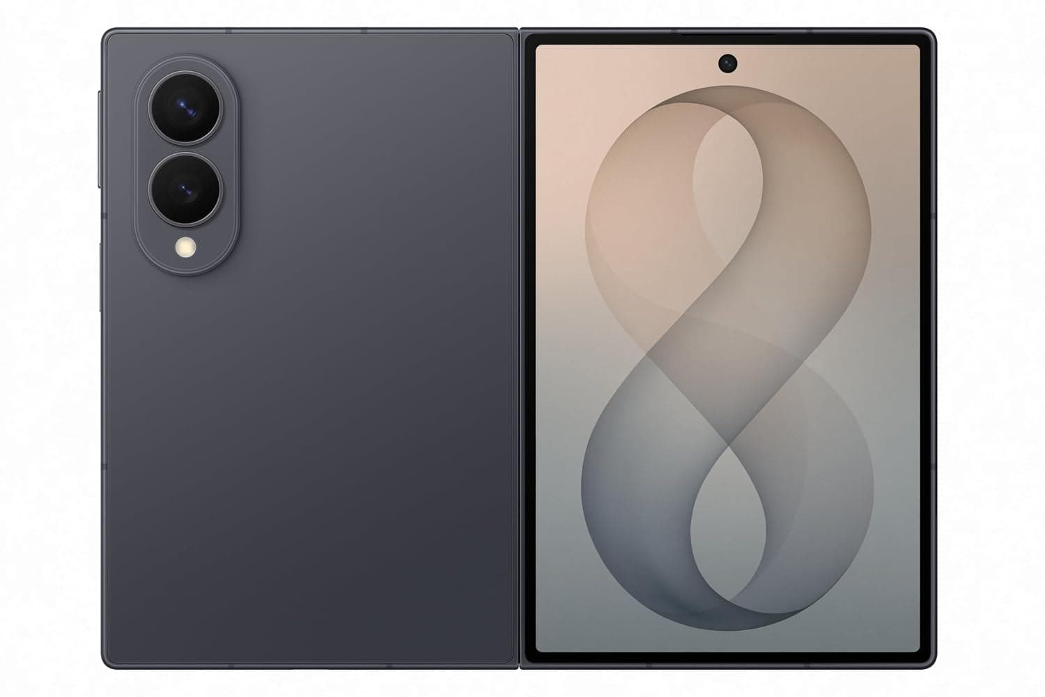 Samsung Galaxy Z Fold8 Graphite, 256GB, All-new Shape, Customized Processor,4800mAh Battery, 12GB RAM, Dual 50MP Camera, Now Nudge, 1 Year Manufacturer Warranty (UAE Type Approved)