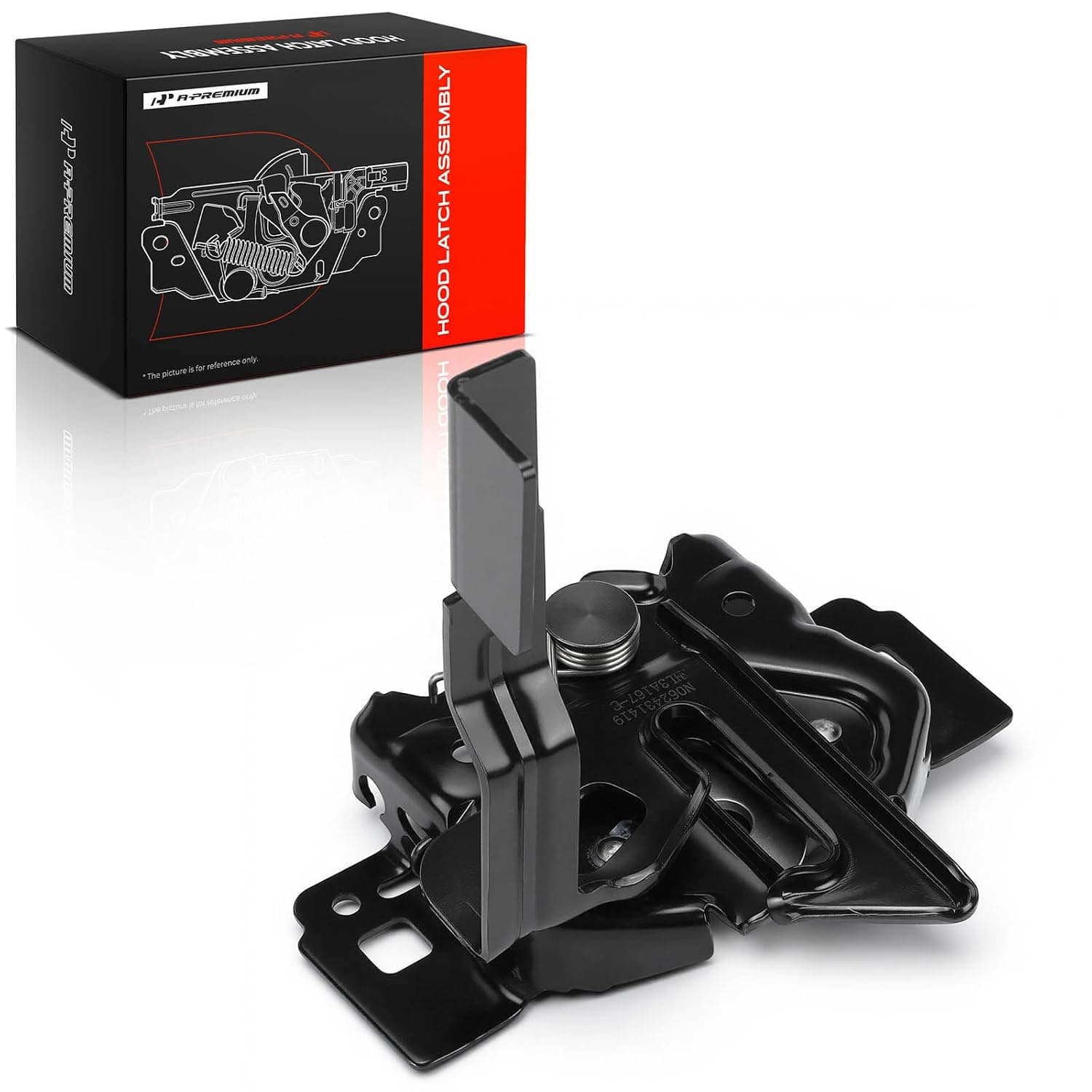 A-Premium Front Hood Latch Lock Assembly Compatible with Ford Vehicles - F-250 F-350 F-450 F-550 Super Duty 1999-2007, Excursion 2000-2005, Front Hood Lock - Replace# 5C3A16700