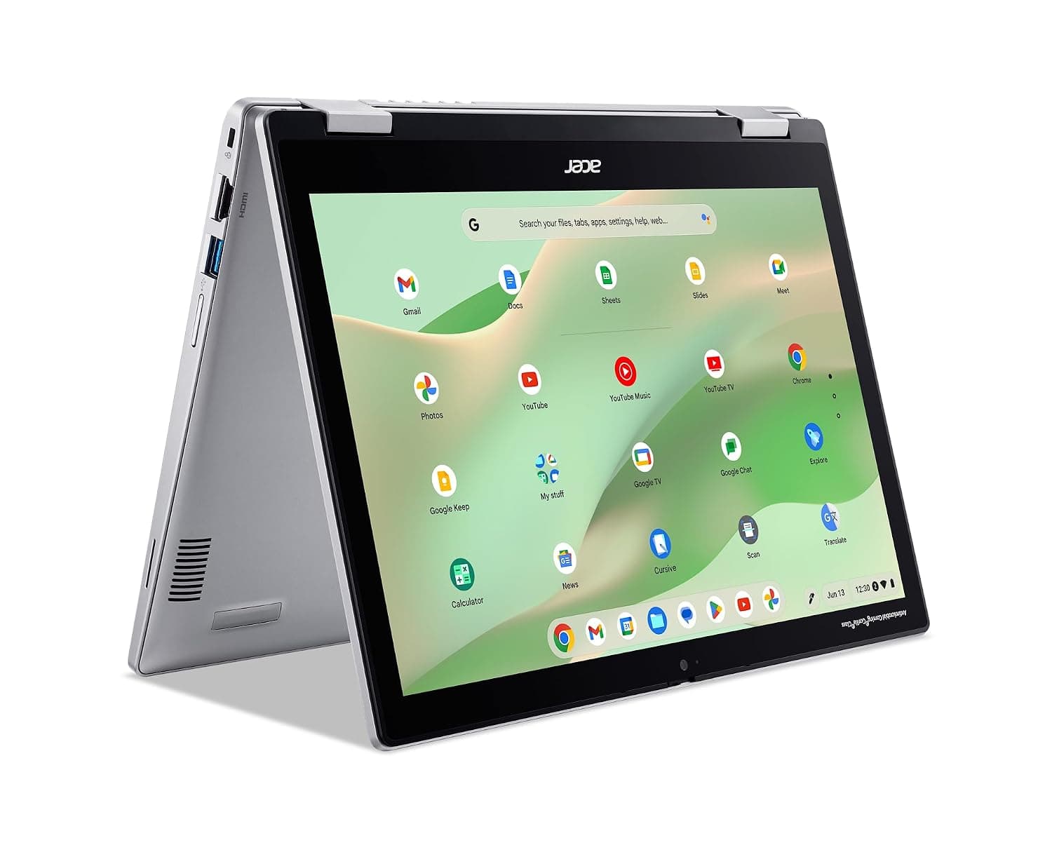 Acer Chromebook Spin 312 CP312-1HN-34Z7 Convertible Laptop | Intel Core i3-N305 | 12.2" WUXGA IPS Corning Gorilla Glass Touch Display | 8GB LPDDR5 | 128GB eMMC | Wi-Fi 6E | Full HD Webcam | Chrome OS