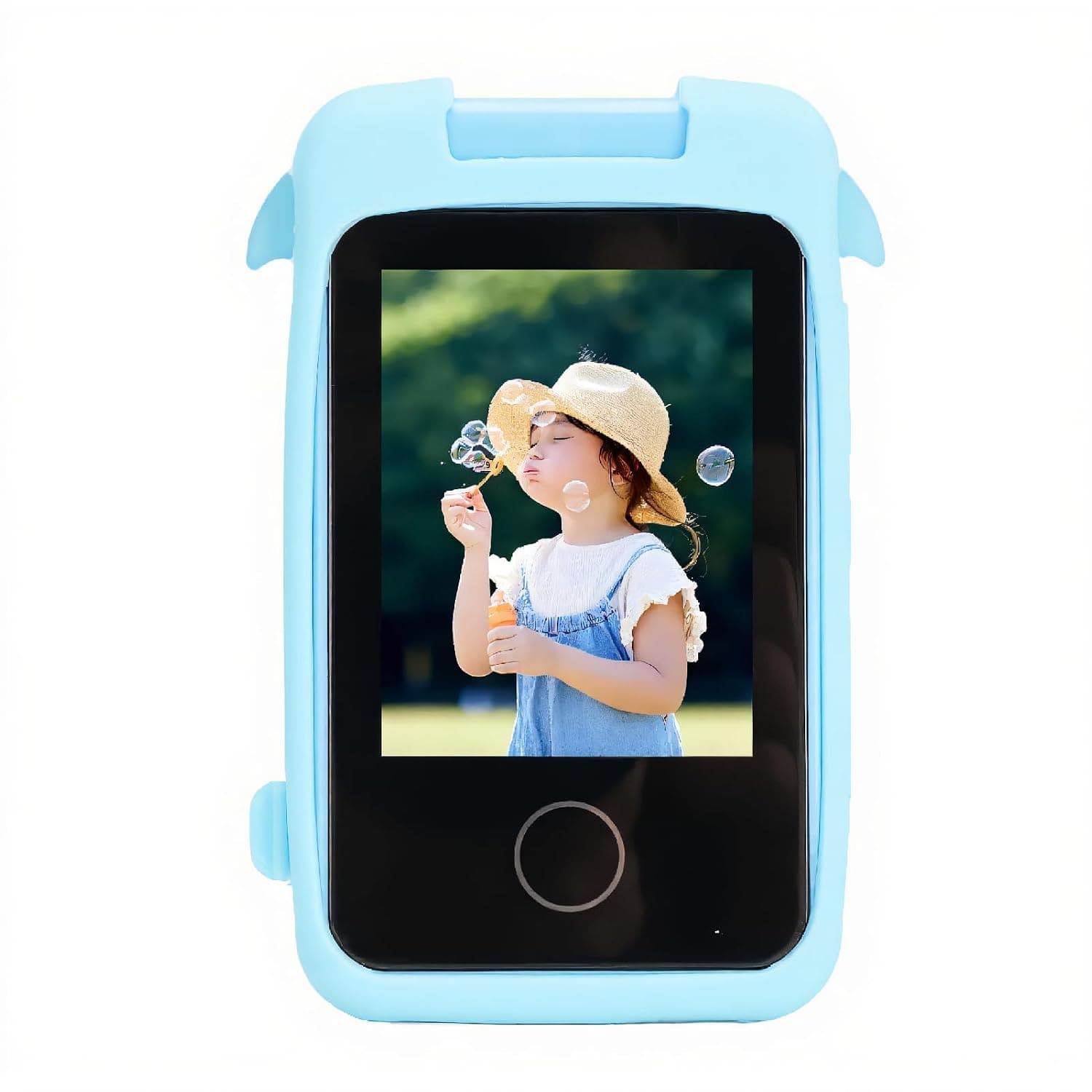Kids Smart Phone, Dolphin Cartoon Emulated Touchscreen Smartphone with 1080P Camera, Music Player for 3 4 5 6 7 8 Year Old Girls Boys, Toddler Toy Learning Phone