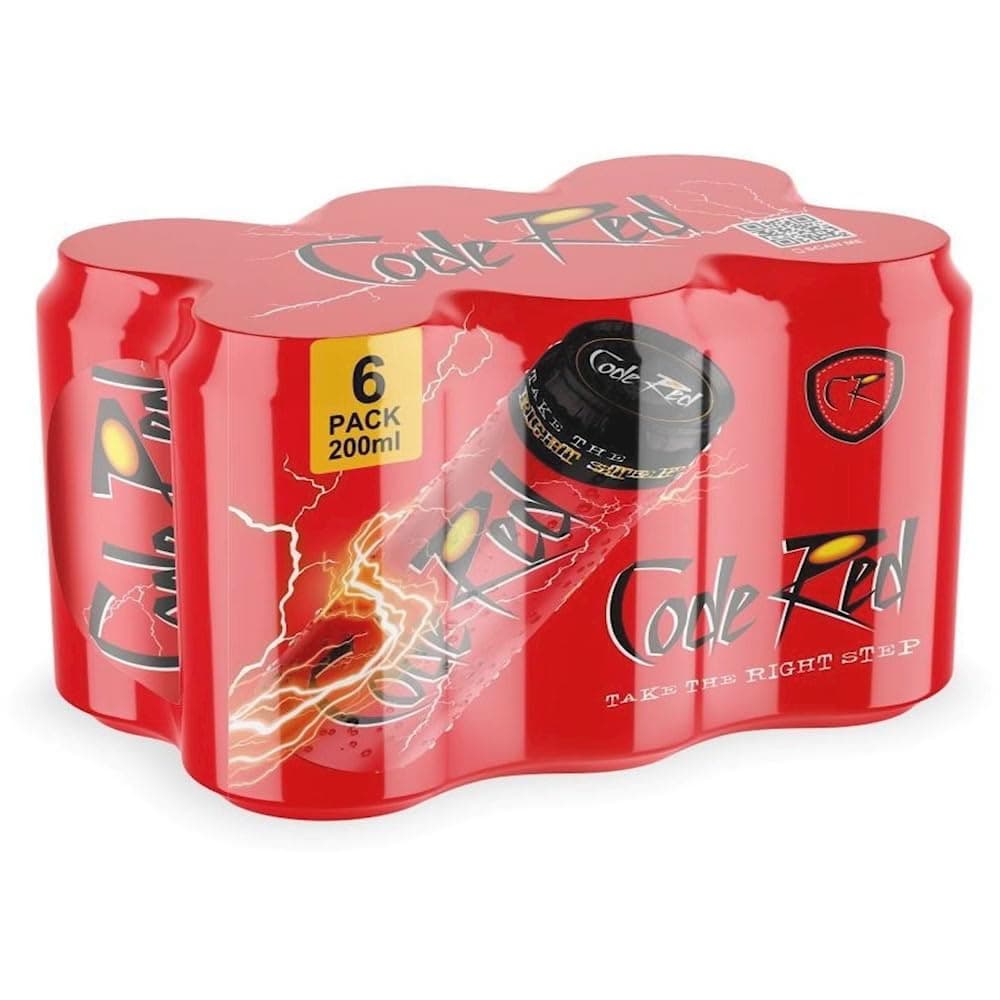Code Red Energy Drink, 200 ml x 6