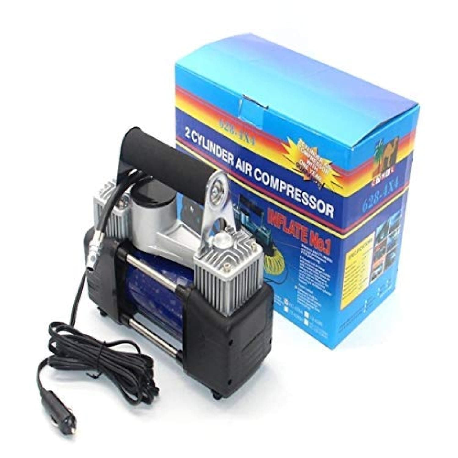 Camel heavy Duty Double Cylinder air Compressor Tyre Inflator For Bike and Car