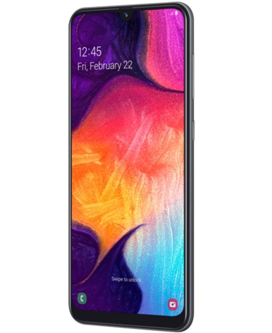 SAMSUNG Galaxy A50 A505F 128Gb Dual Sim Unlocked Gsm Phone with Triple 25Mp + 8Mp + 5Mp Camera