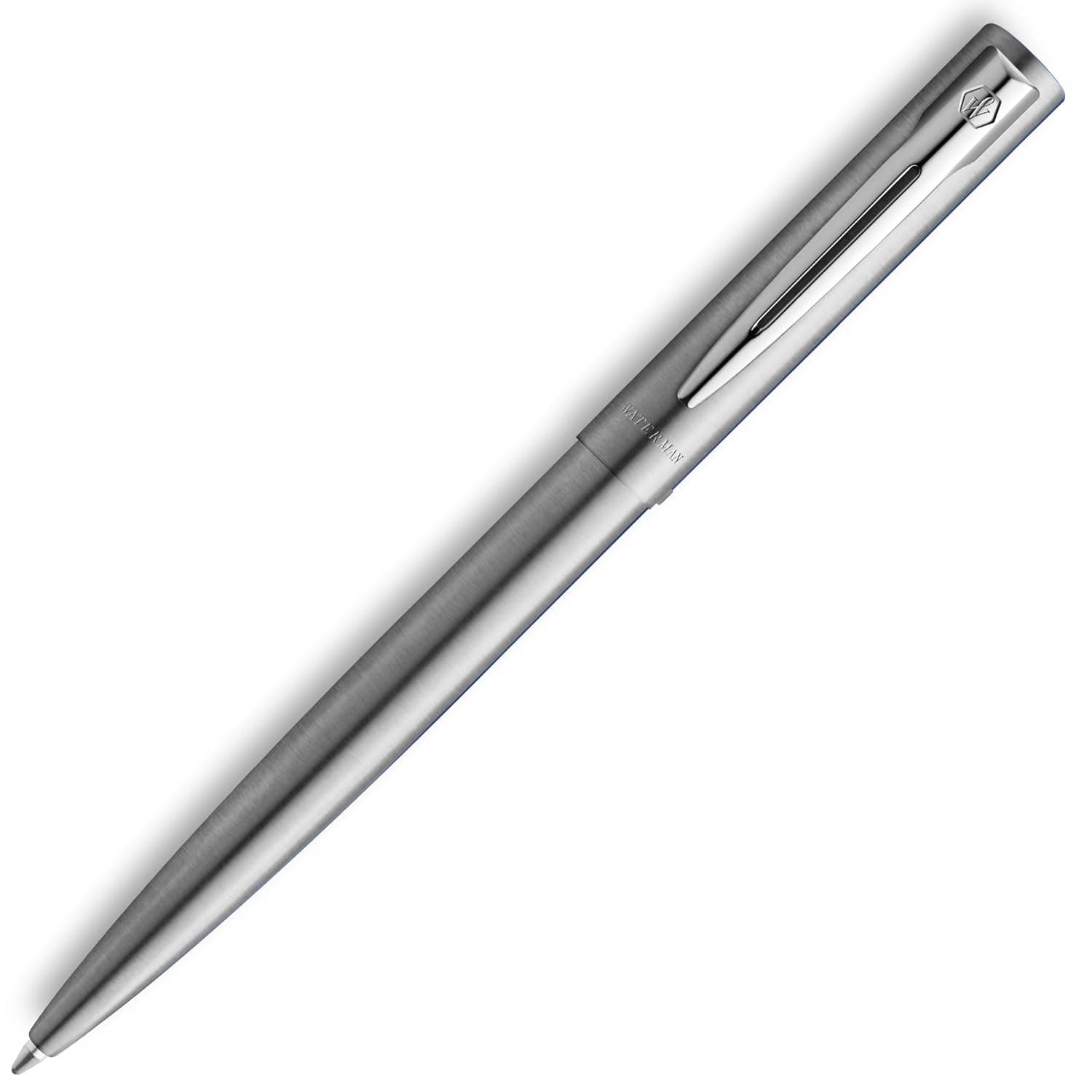 Waterman S0174996 Allure Ballpoint Pen | Stainless Steel | Blue Ink | Gift Box