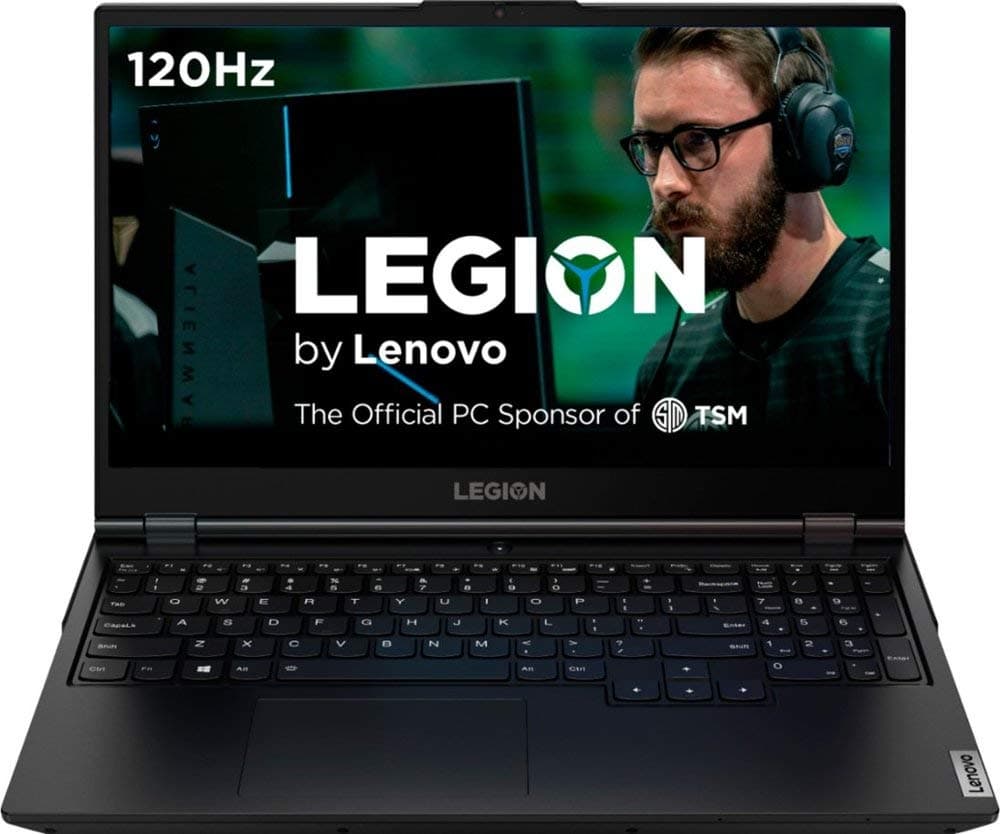 Lenovo Legion 5 15.6" FHD VR Ready Gaming Laptop, IPS, i7-10750H, USB-C, HDMI, WiFi 6, Webcam, Backlit Keyboard, Bluetooth, NVIDIA GeForce GTX 1660 Ti, Win 10, Black (8GB RAM | 512GB PCIe SSD)