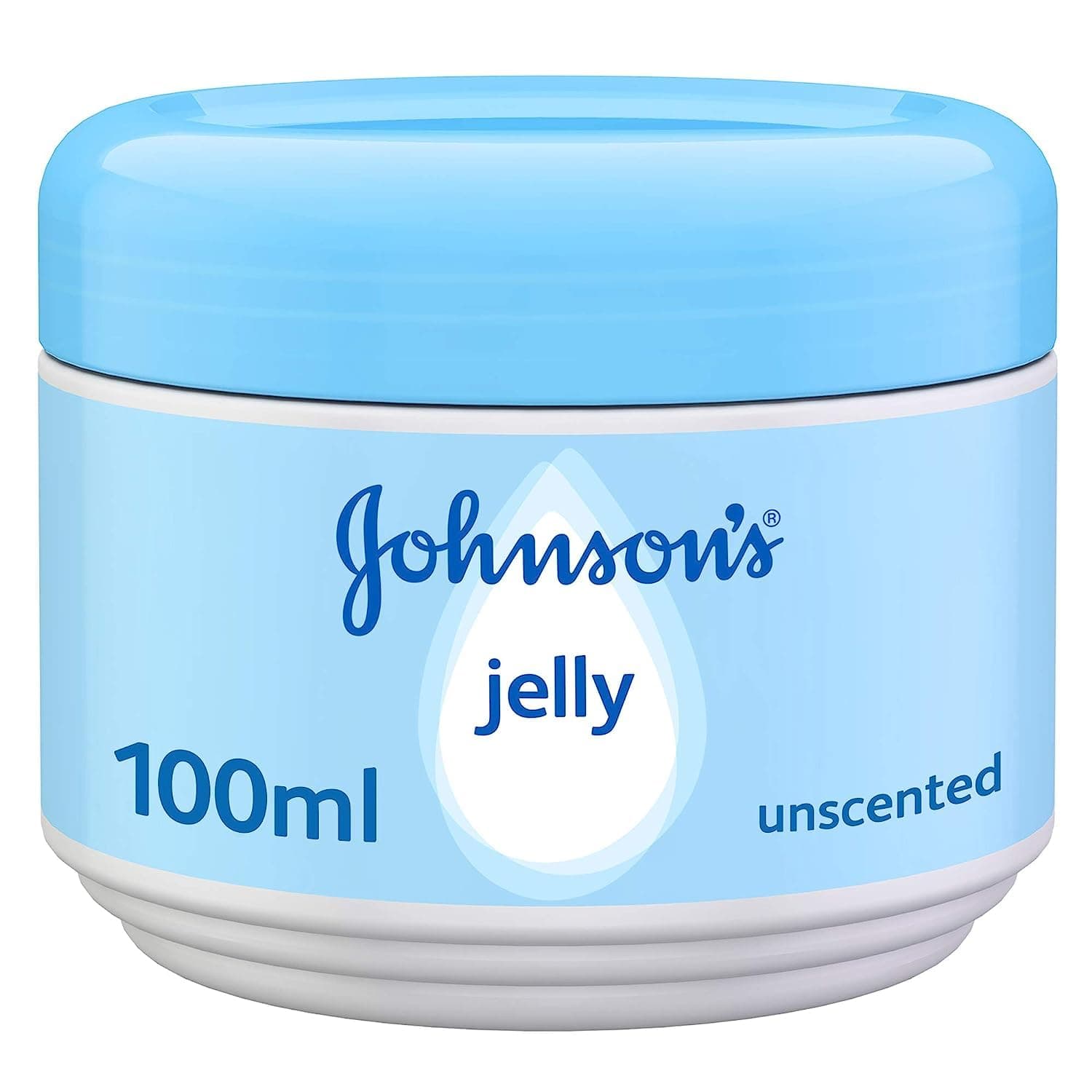Johnson's Baby Petroleum Jelly Unscented, Blue, 100g