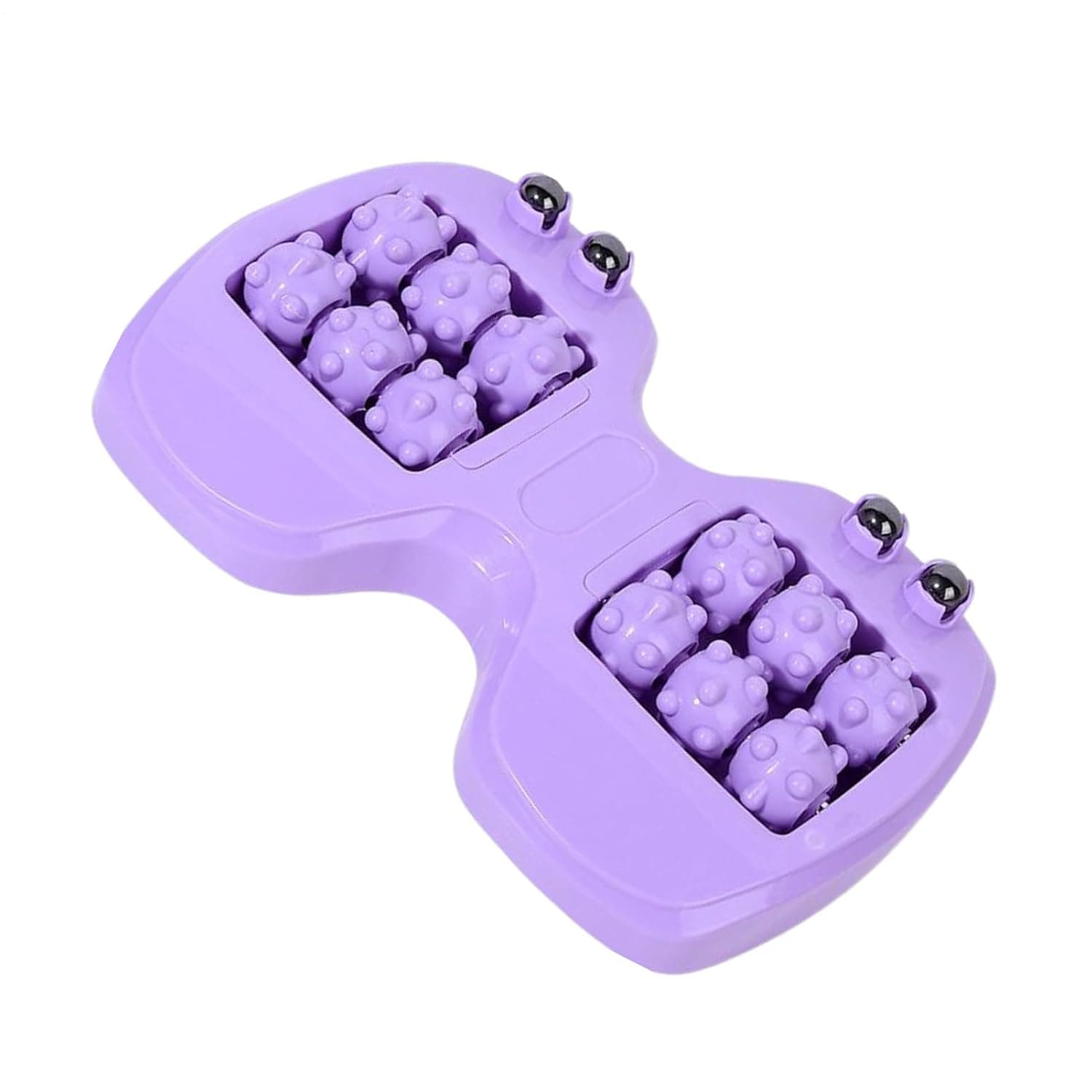 Foot Massage Roller Ergonomic Portable Magnetic Beads Massage Tool Care | Foot Massager Tool Double Muscle Relaxation Ergonomic Portable Sole Massage Foot Care Relaxation for Home Travel Daily