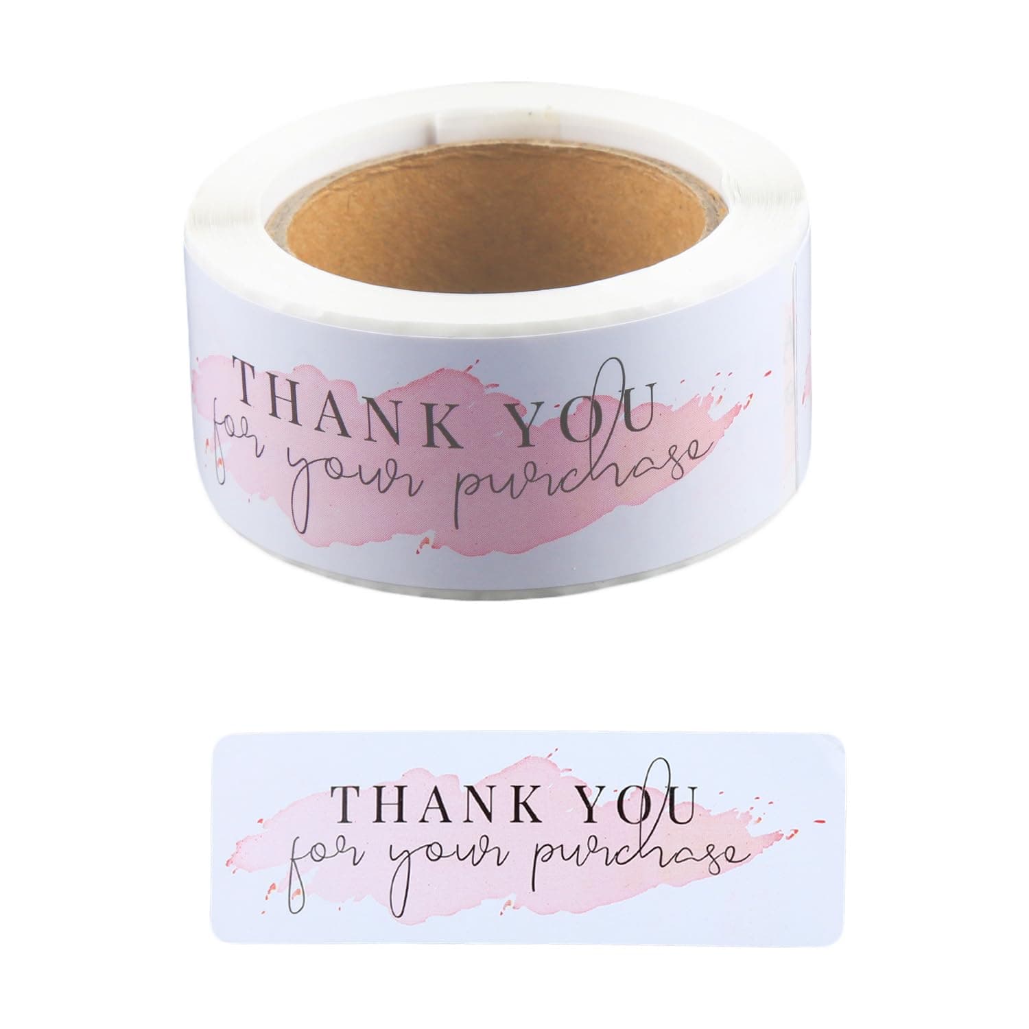 120 Pcs Thank You Stickers, Self-Adhesive Roll Labels for Gift Wrapping, Small Business, Online Retailers, Wedding, Birthday, and Shop Decoration