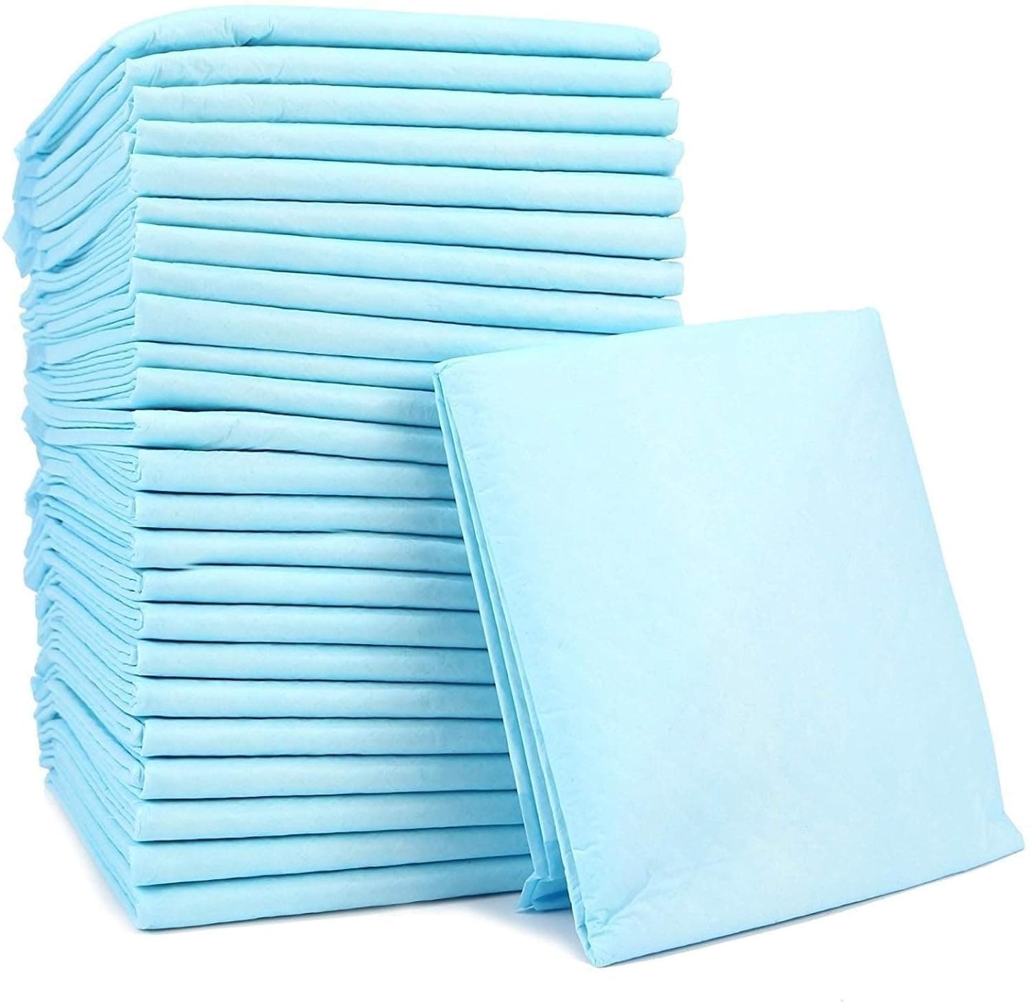 60 90 cm XL Extra Large Puppy Pads Dog Pet Toilet House Training 60X90cm Wee Potty Pee Mats Cat Train Pad Floor, Blue