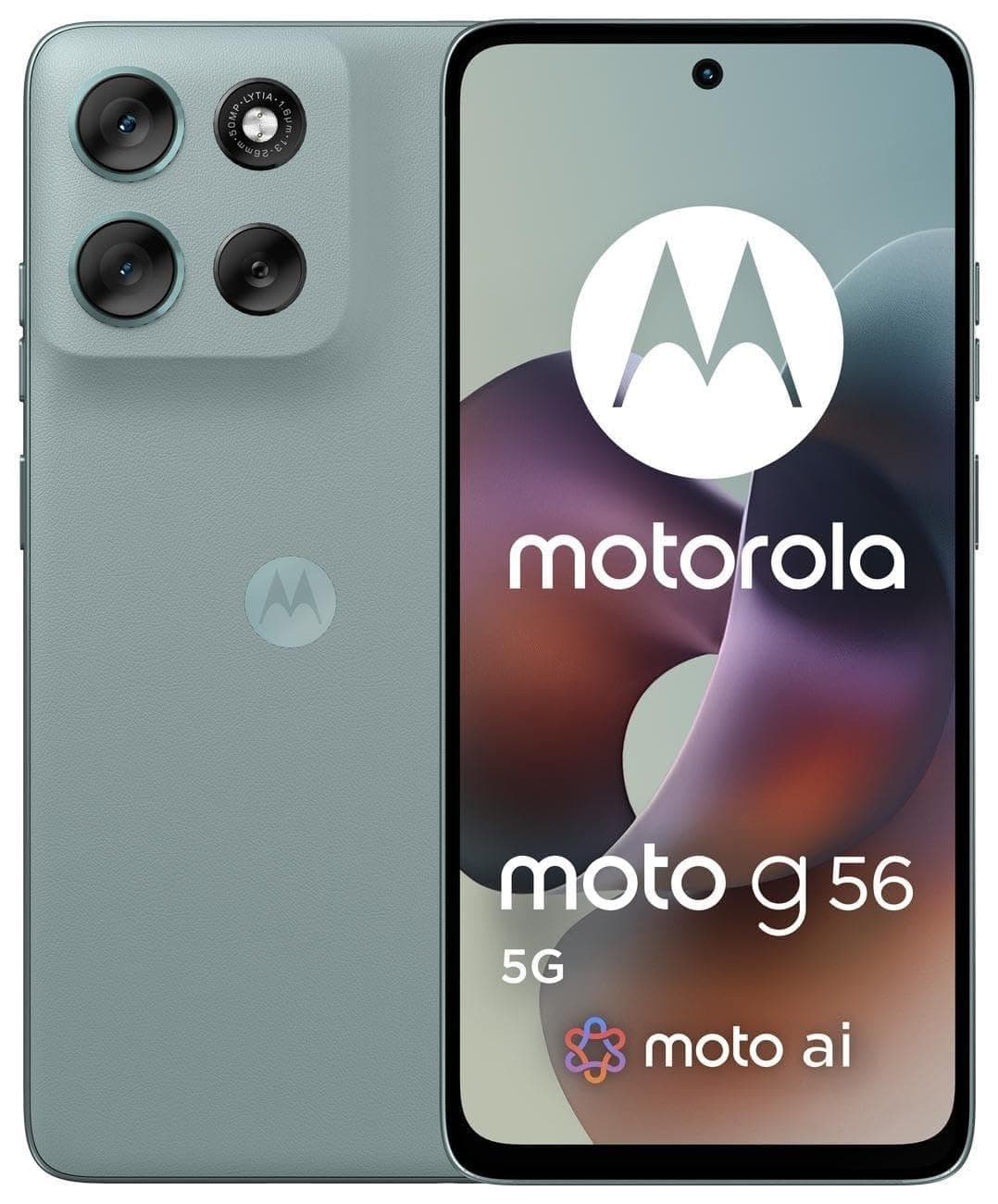 Motorola Moto G56 DUAL-SIM 256GB ROM + 8GB RAM (GSM Only|No CDMA) Factory Unlocked 5G Smartphone (Pantone Gray Mist) - International Version