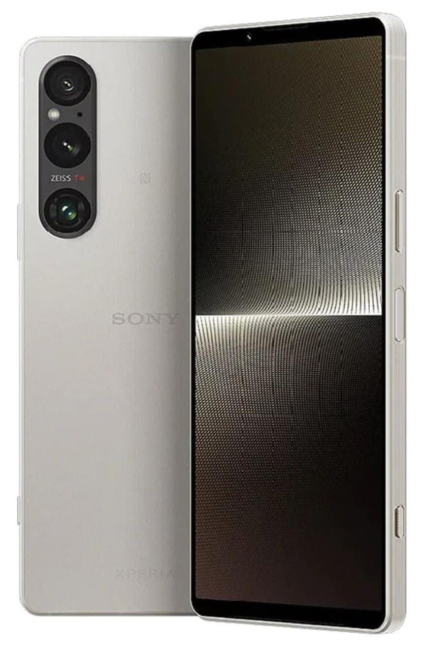 Sony هاتف خلوي من سوني اكسبيريا 1 في بشريحتين فضي
