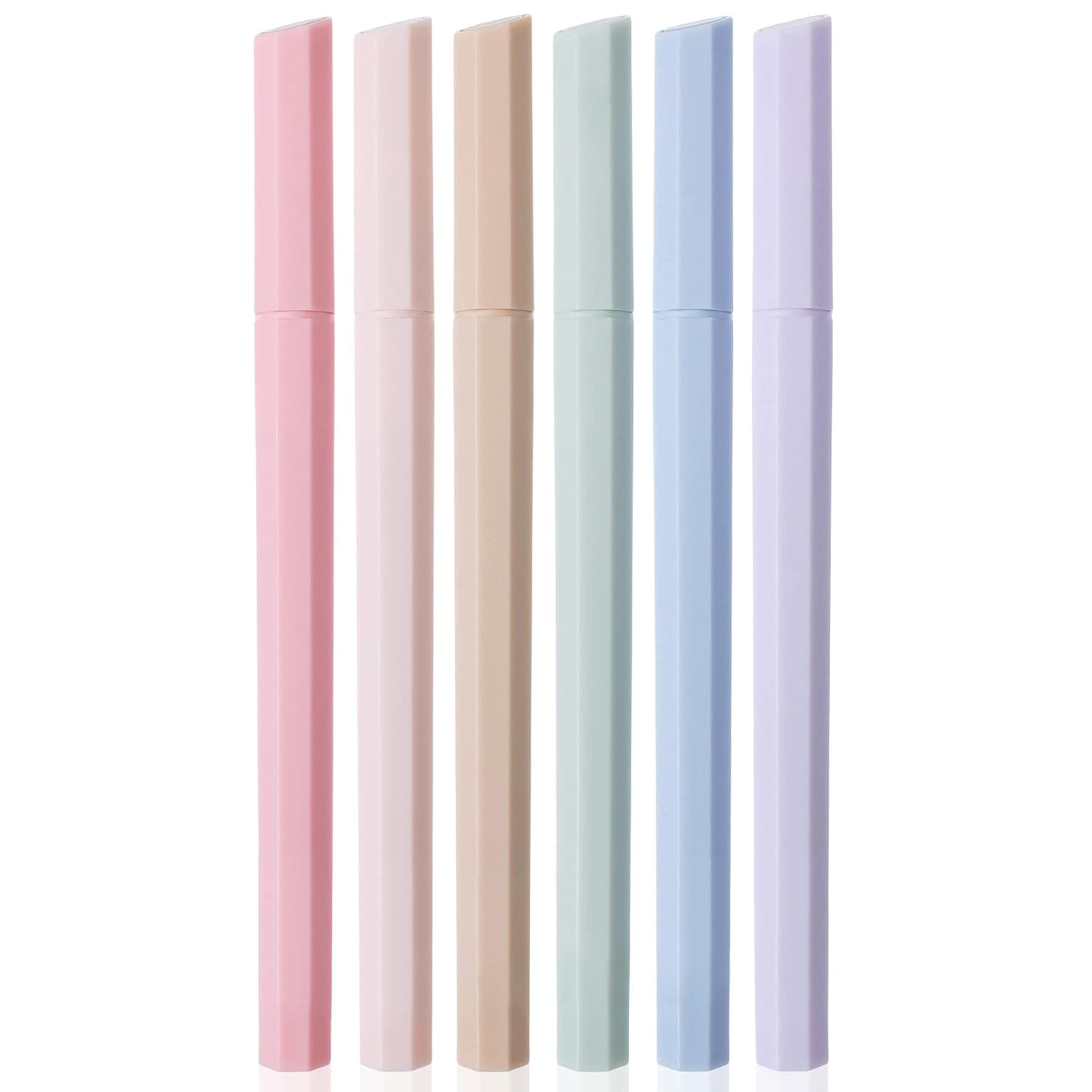 Mr. Pen - Aesthetic Highlighters No Bleed, Pack of 6, Pastel Colours, Chisel Tip, Cute Bible Highlighters Assorted Colours for Journaling, Highlighting, Underlining, Fast Dry, Back to School Supplies