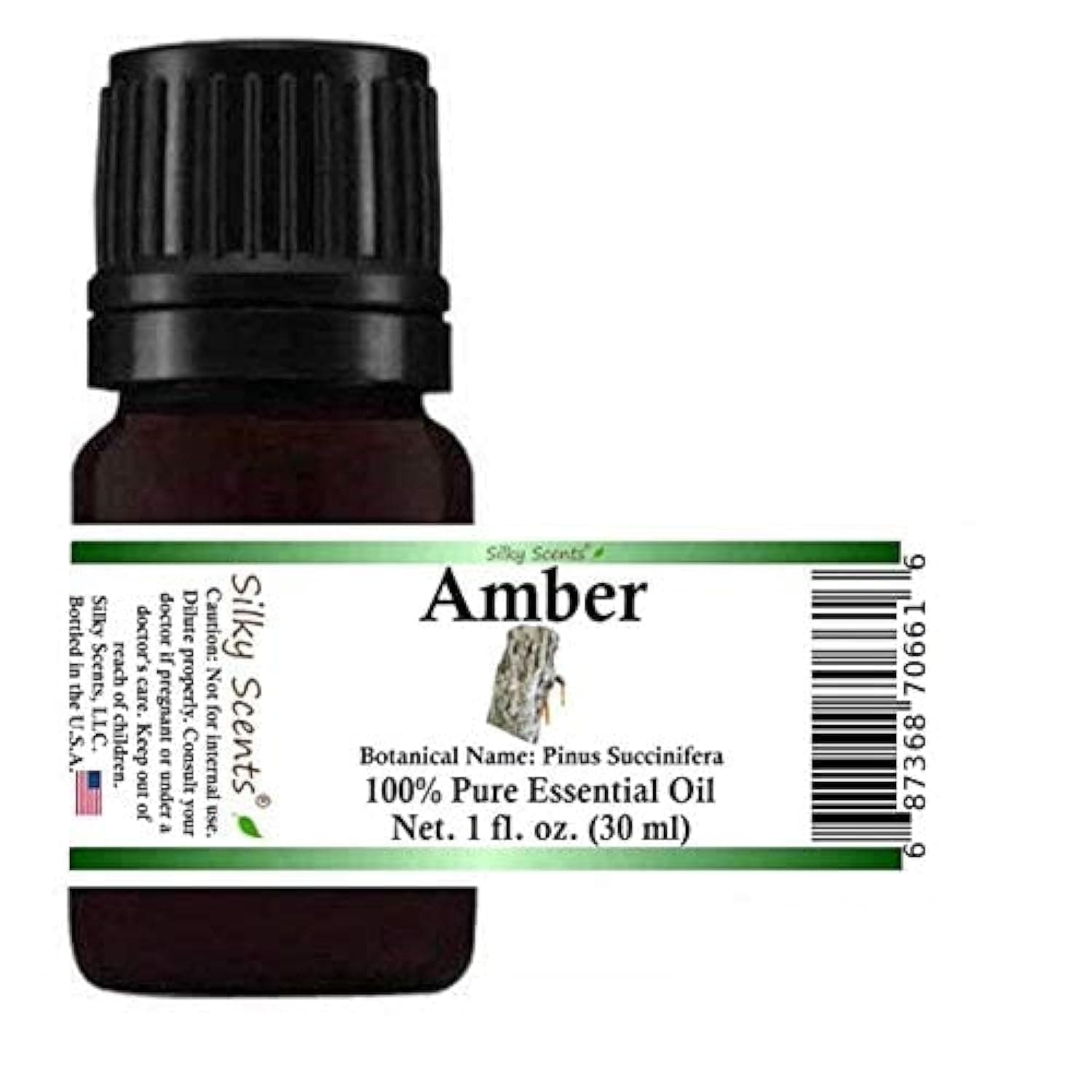 Amber Essential Oil (Pinus Succinifera) 100% Pure & Natural! - 1 FL OZ (30 ML)