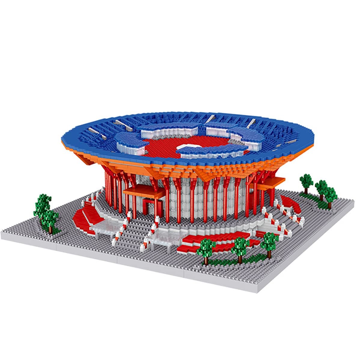 Chinese Conference Center Architecture Model 4795+ Pcs Nano Mini Building Blocks Kits Construction Educational DIY Toy Home Decoration Gifts 4795PCS